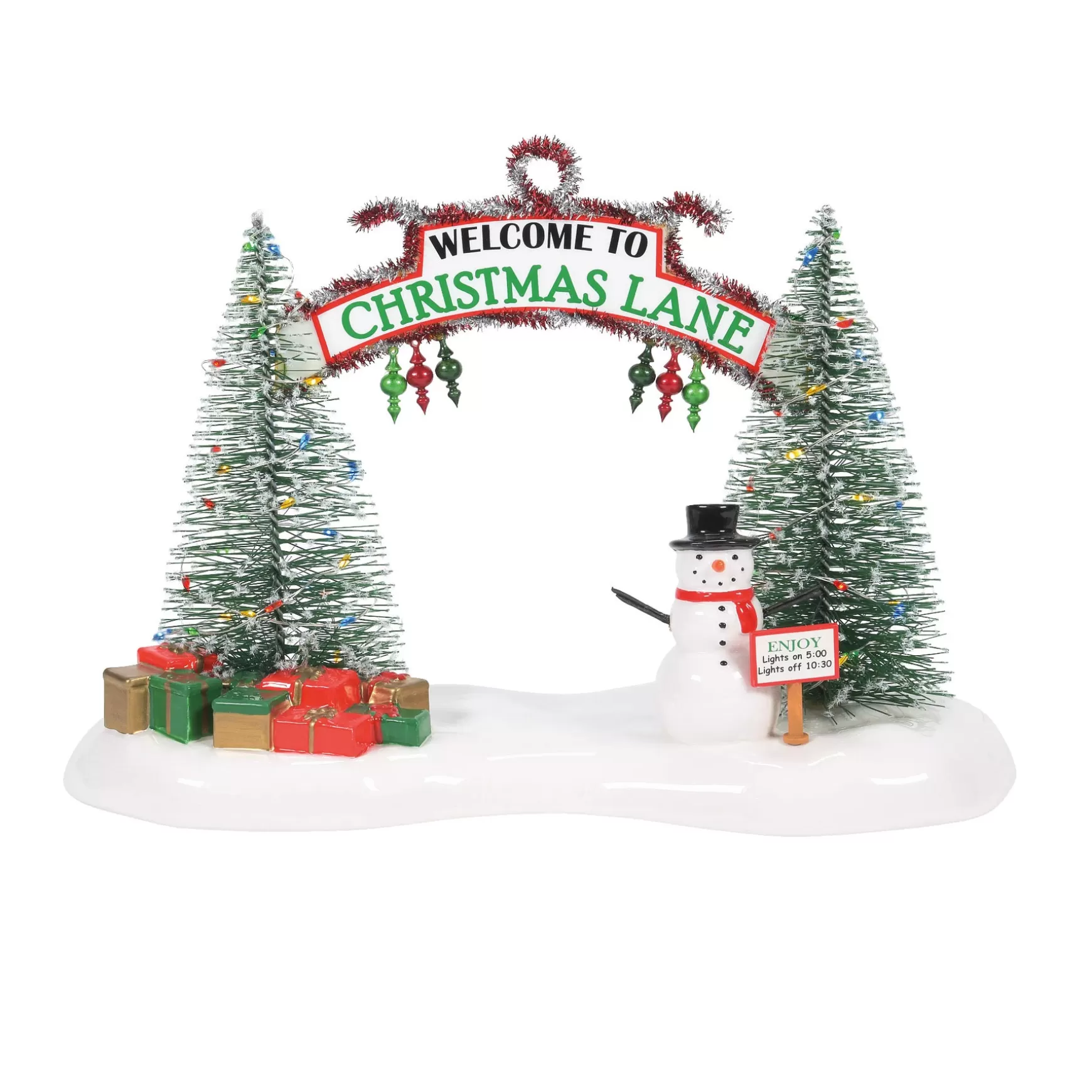 Department 56 A Festive Christmas Gate< The Original Snow Village