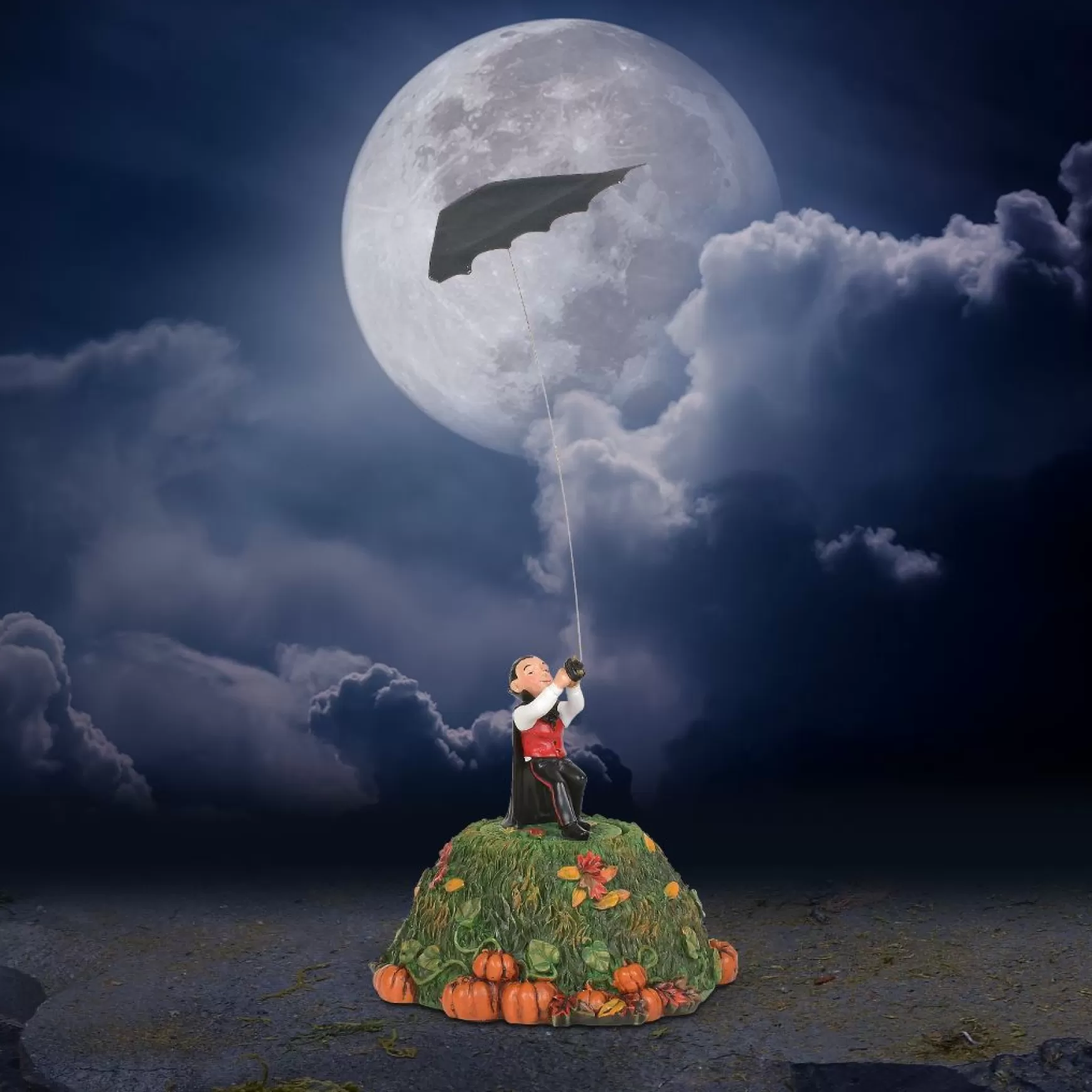 Department 56 Bat Kite Fright< Halloween Village Accessories