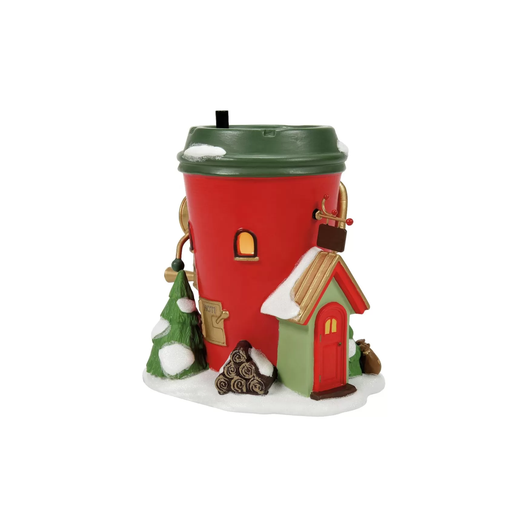 Department 56 Bean Depot Espresso Co< North Pole Series