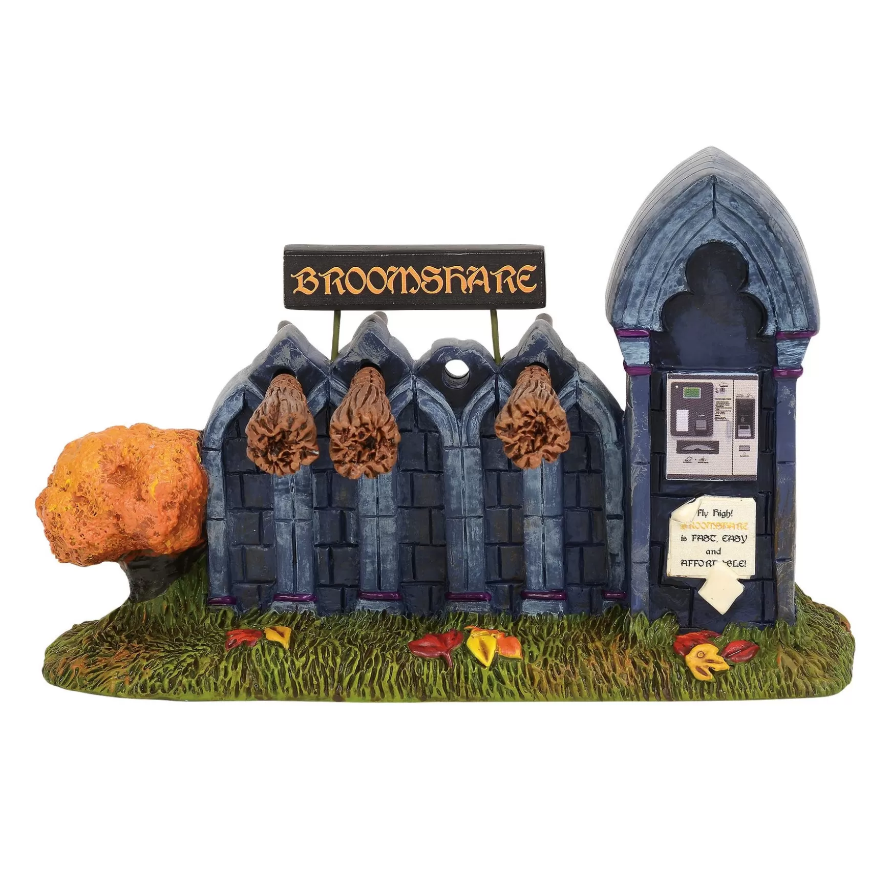 Department 56 Broomshare< Halloween Village Accessories