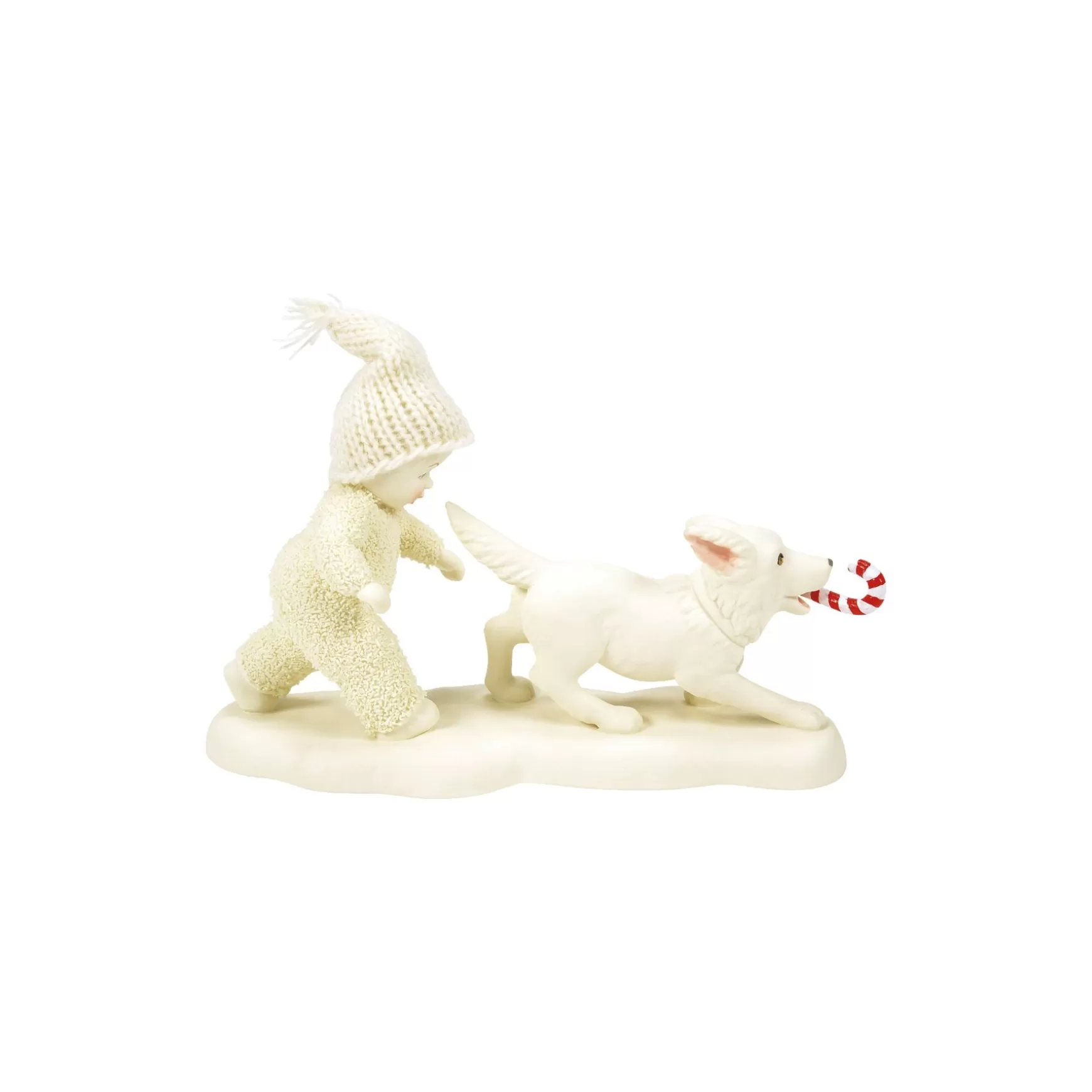 Department 56 Candy Cane Chase< Snowbabies Classic Collection | Snowbabies Christmas Jubilee Collection