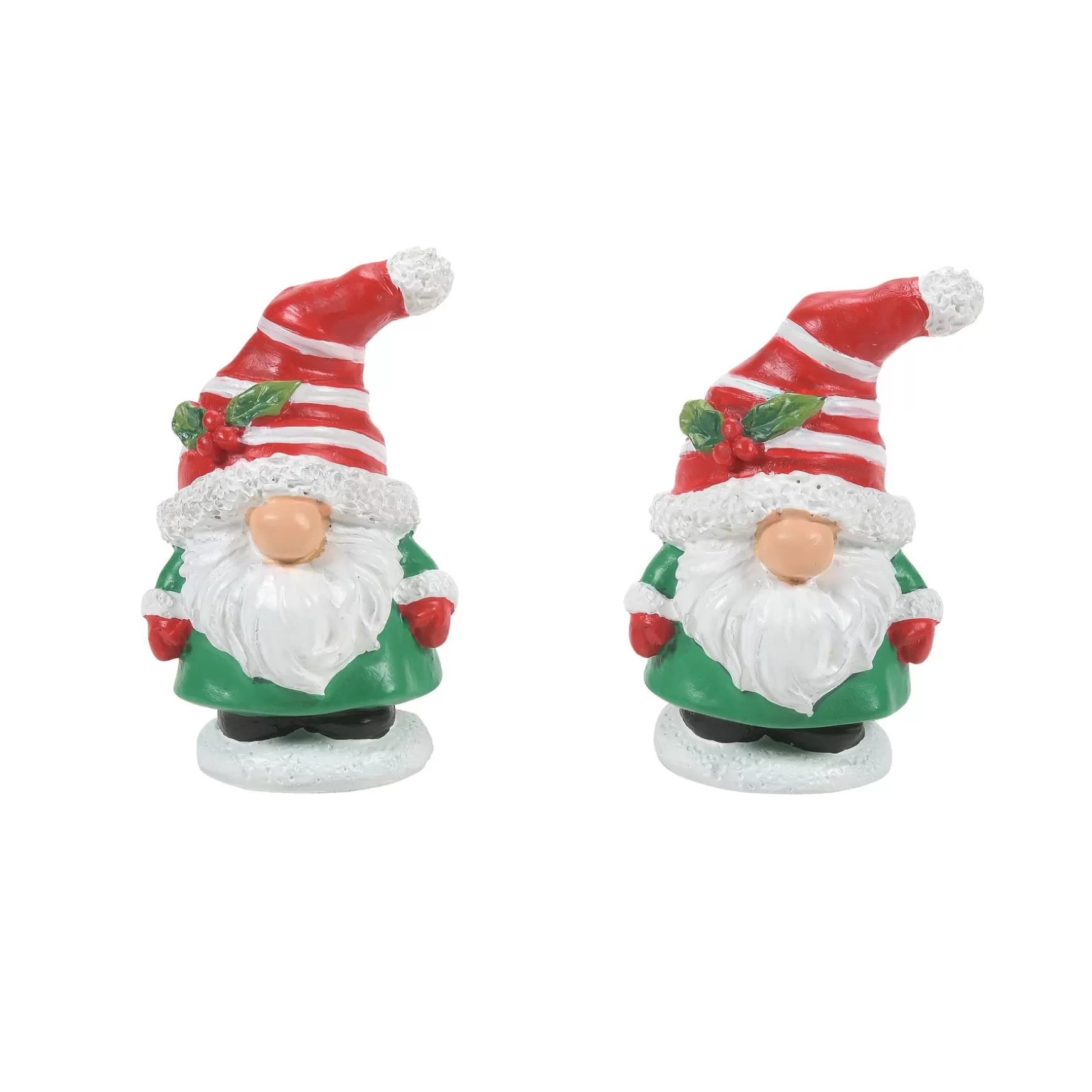 Department 56 Candy Cane Gnomes set of 2< Village Accessories