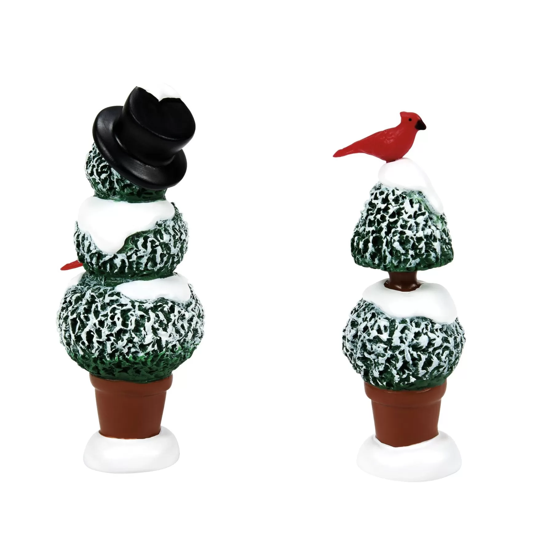 Department 56 Cardinal Topiaries S/2< Village Accessories