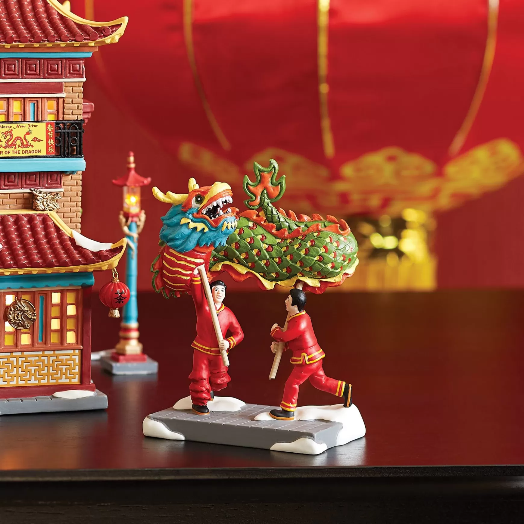 Department 56 Chinese Dragon Dance< Christmas In The City Series