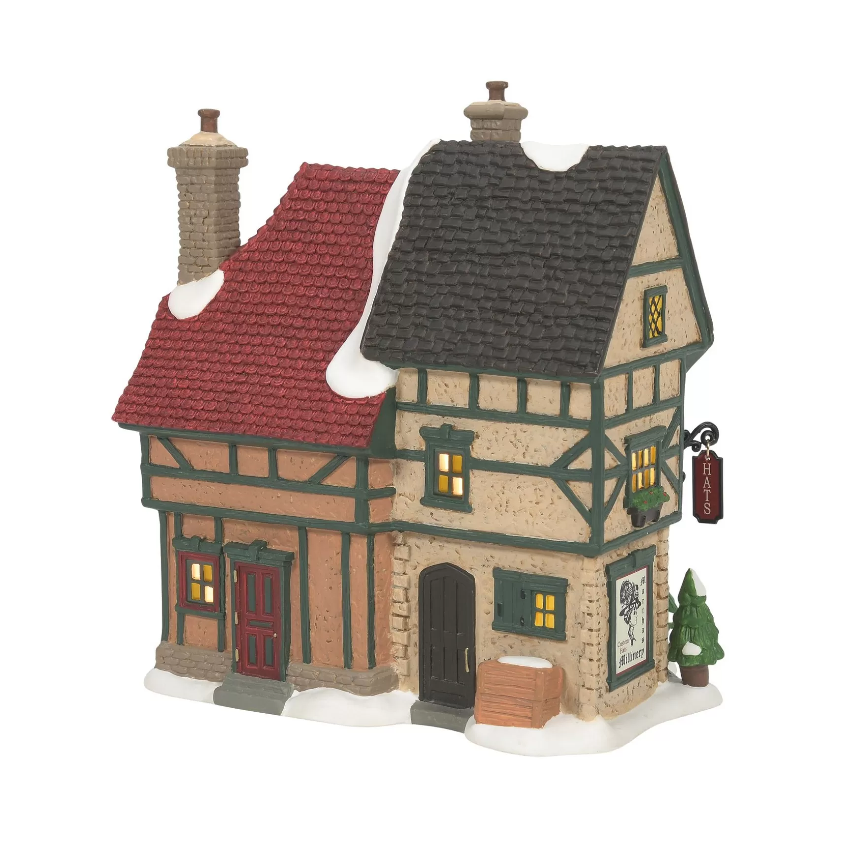 Department 56 Christmas Carol Cornhill Shops< Dickens' A Christmas Carol