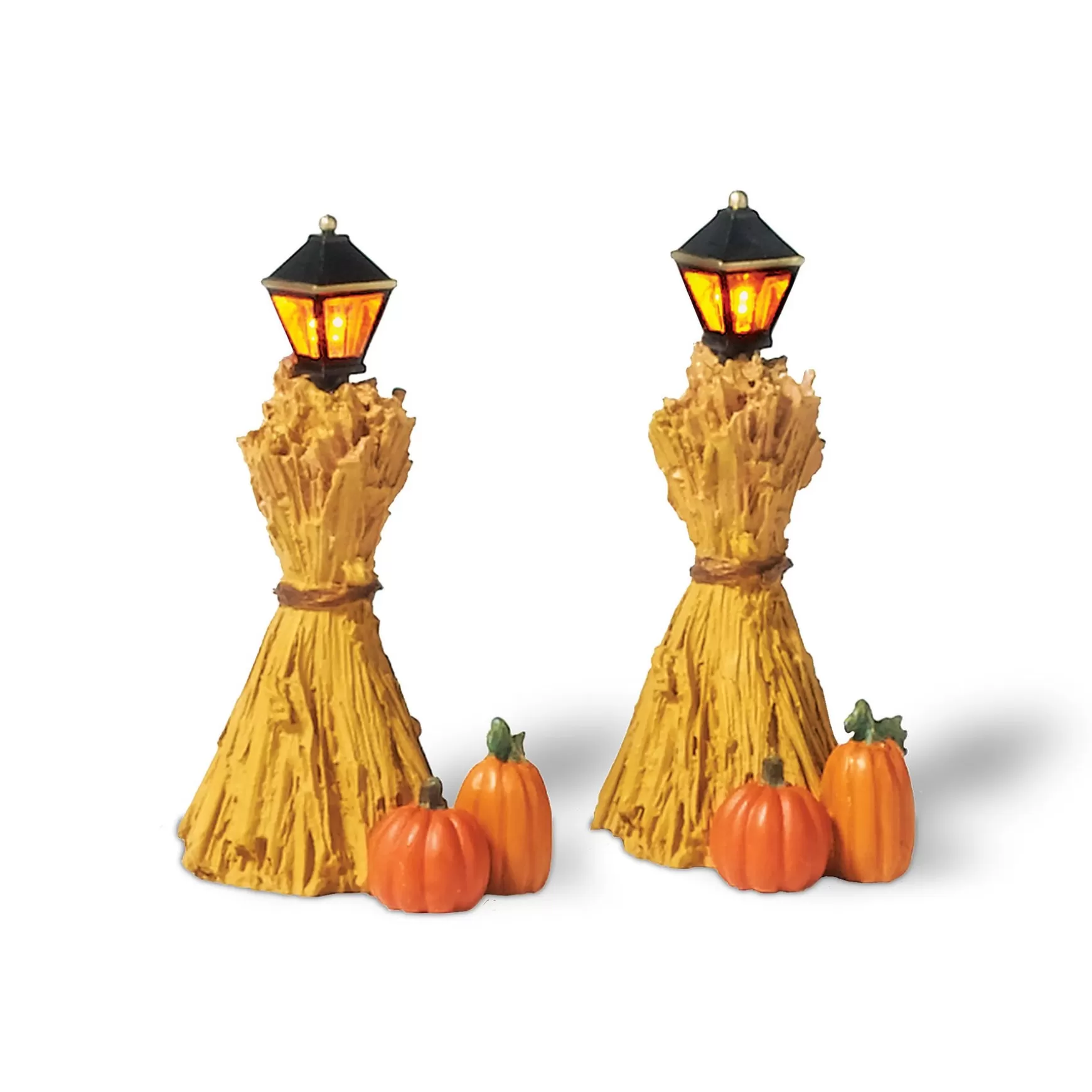 Department 56 Corn Stalk Lanterns< Halloween Village Accessories