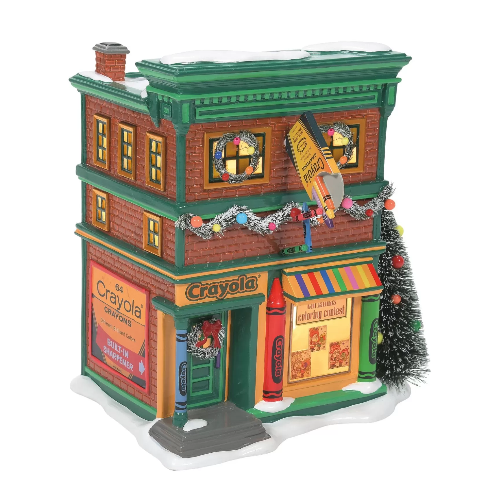 Department 56 Crayola Crayon Store< The Original Snow Village