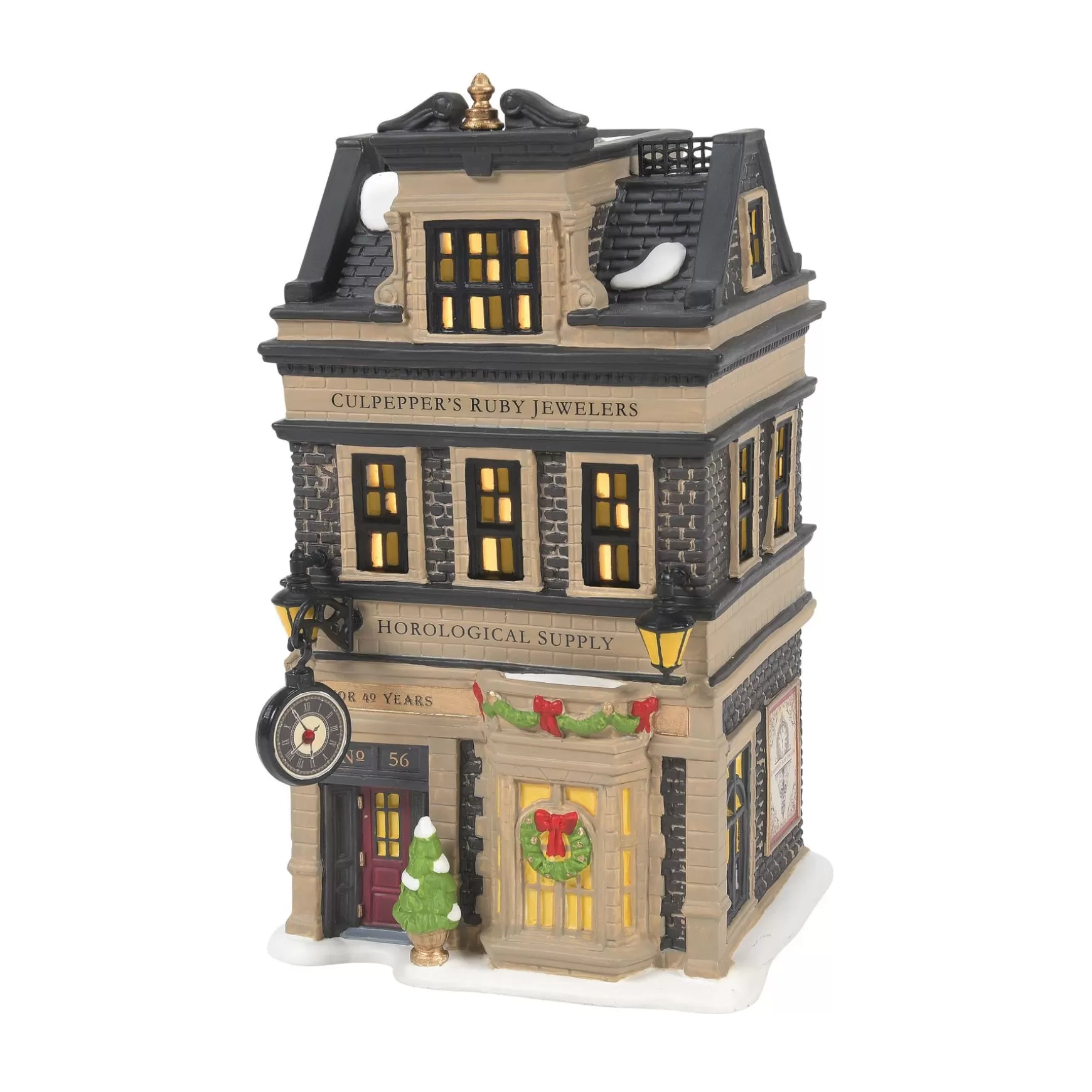 Department 56 Culpepper's Ruby Jewelers< Dickens Village Series