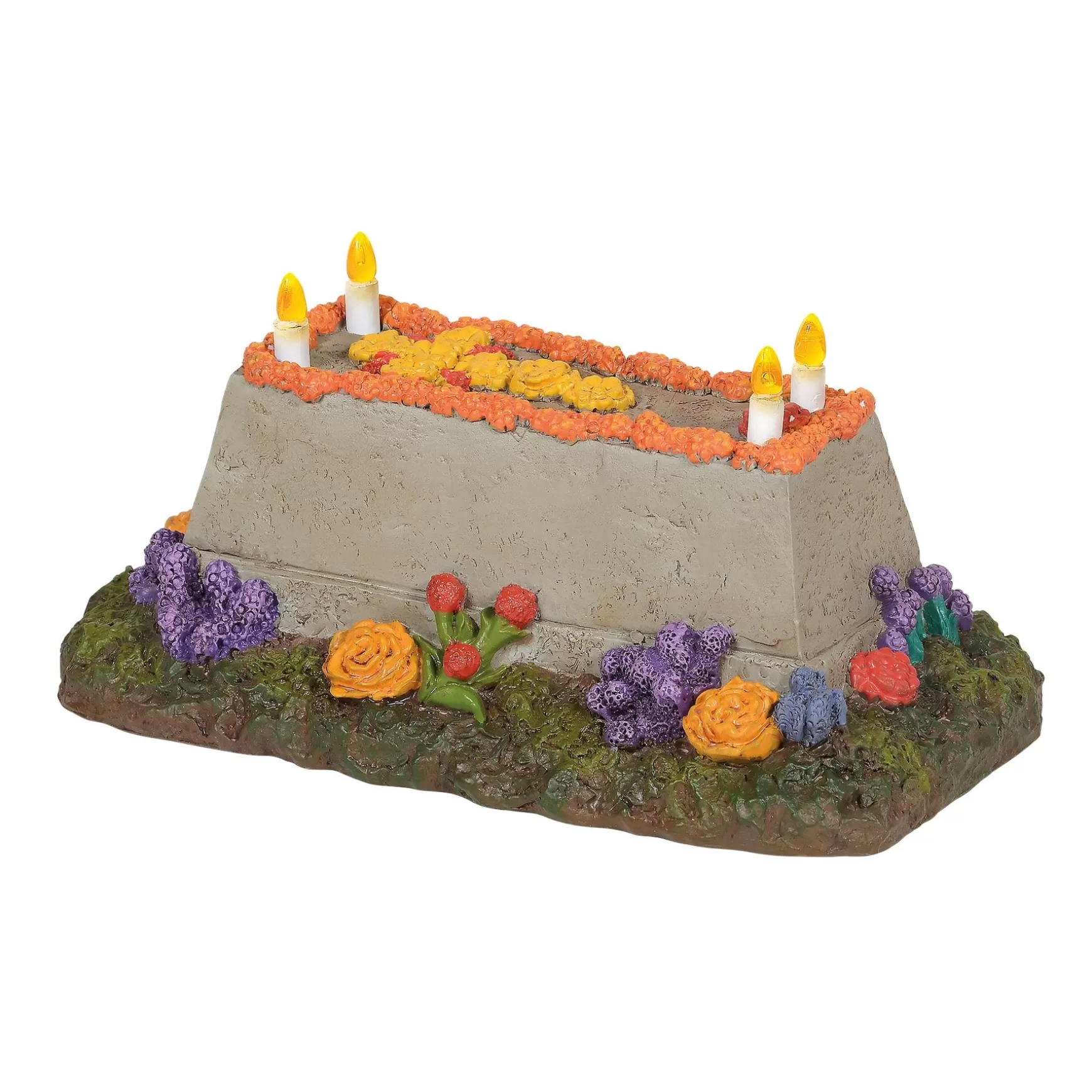 Department 56 Day of the Dead Lit Memorial< Halloween Village Accessories