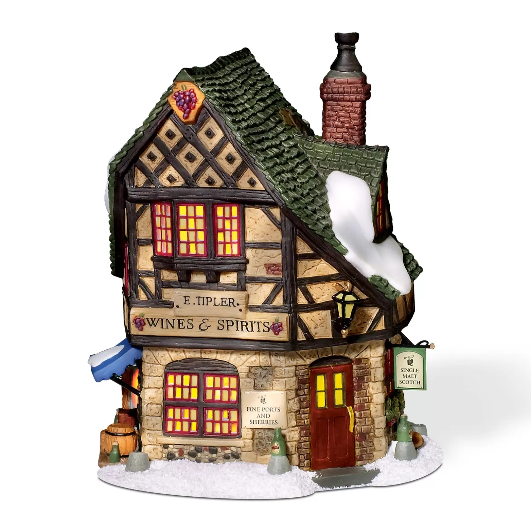 Department 56 E Tipler Agent Wine Spirits< Dickens Village Series