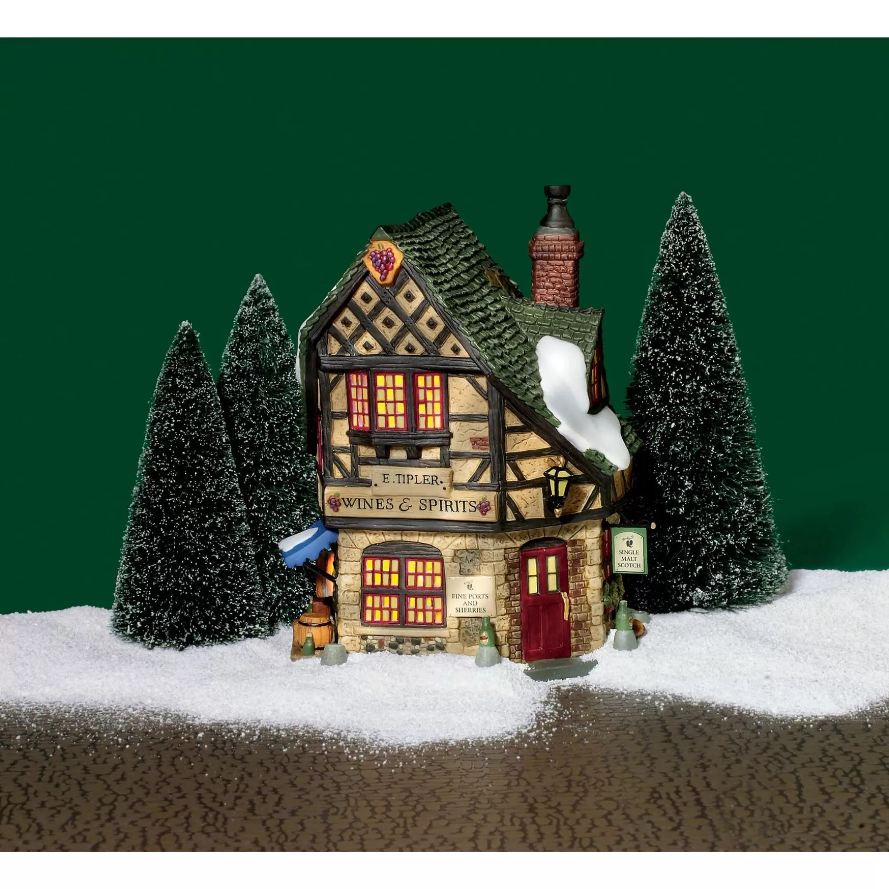 Department 56 E Tipler Agent Wine Spirits< Dickens Village Series