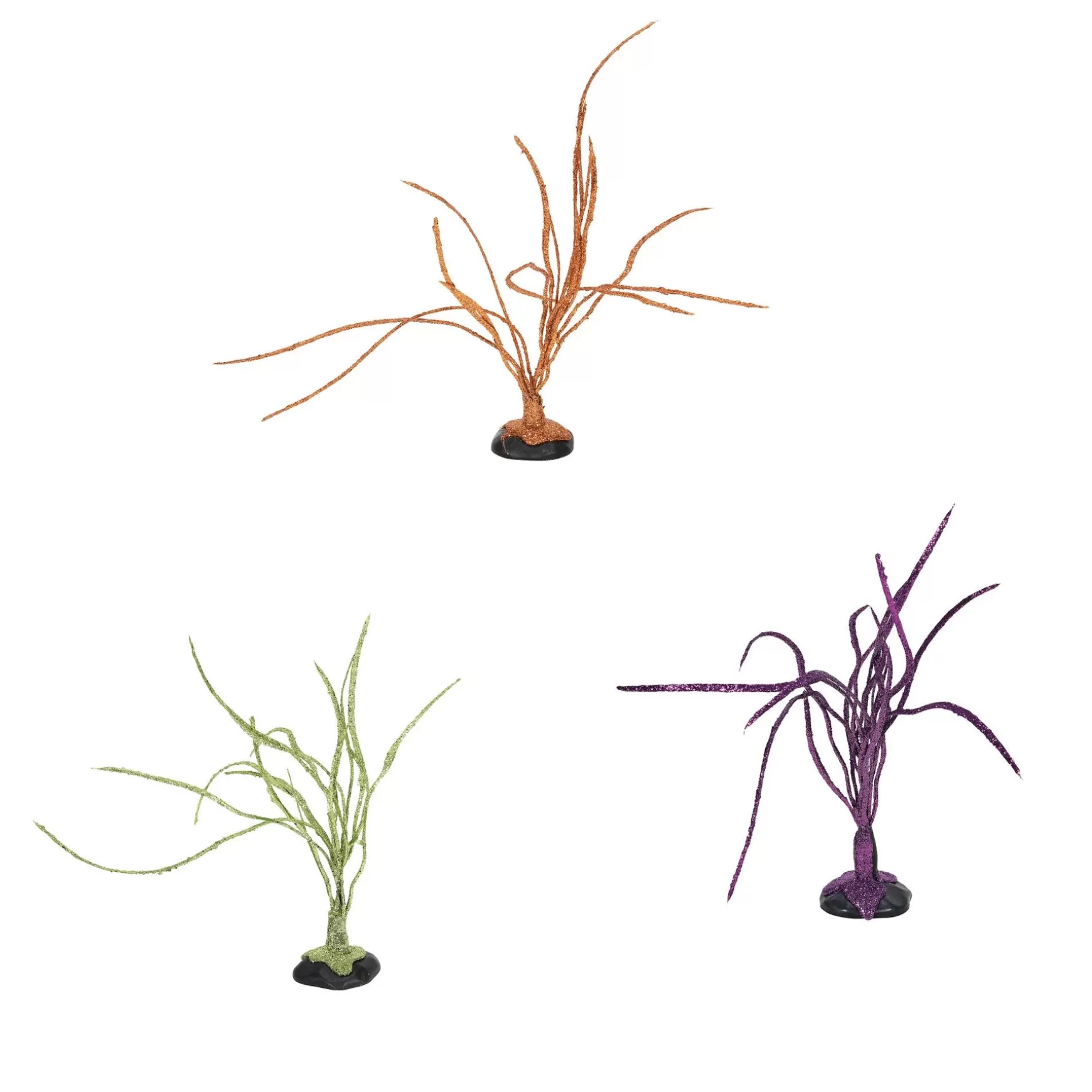 Department 56 Festive Halloween Trees st/3< Halloween Village Accessories