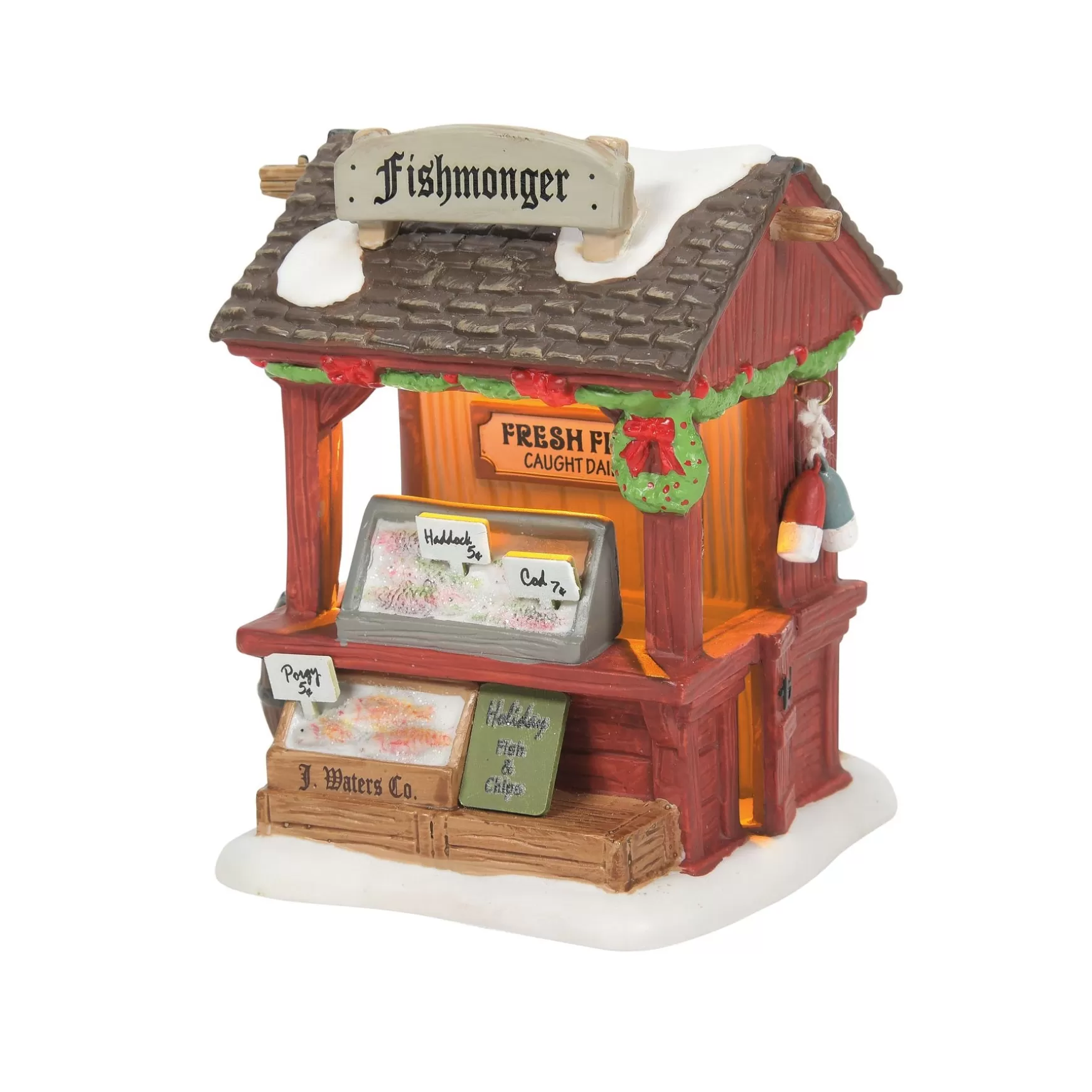 Department 56 Fishmonger< Dickens Village Series