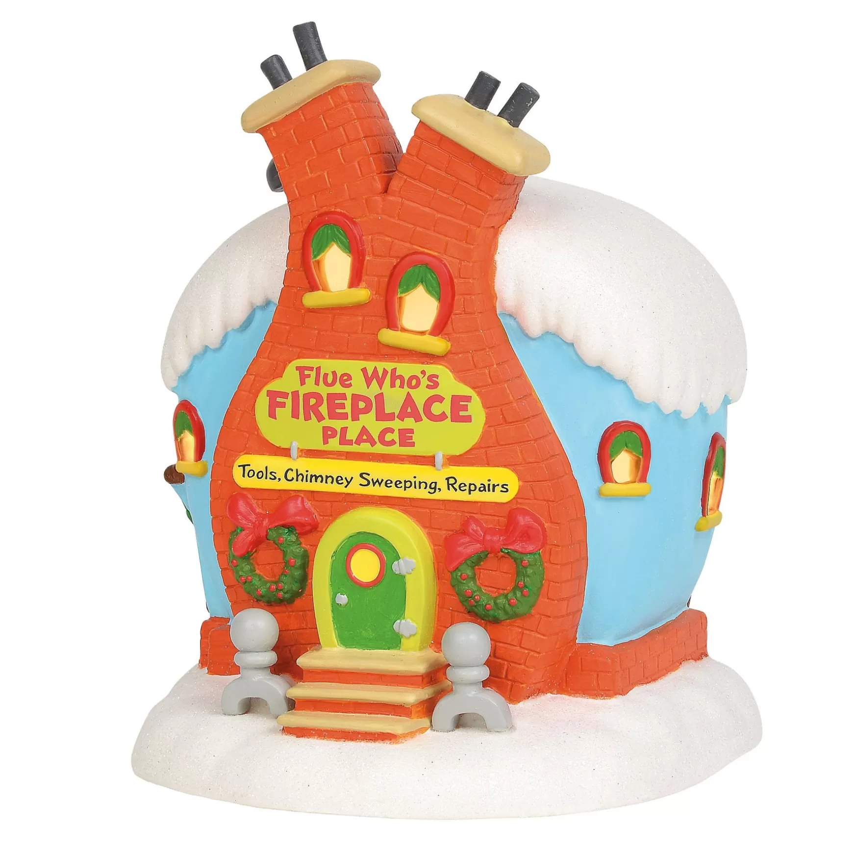 Department 56 Flue Who's Fireplace Place< Grinch™ Village
