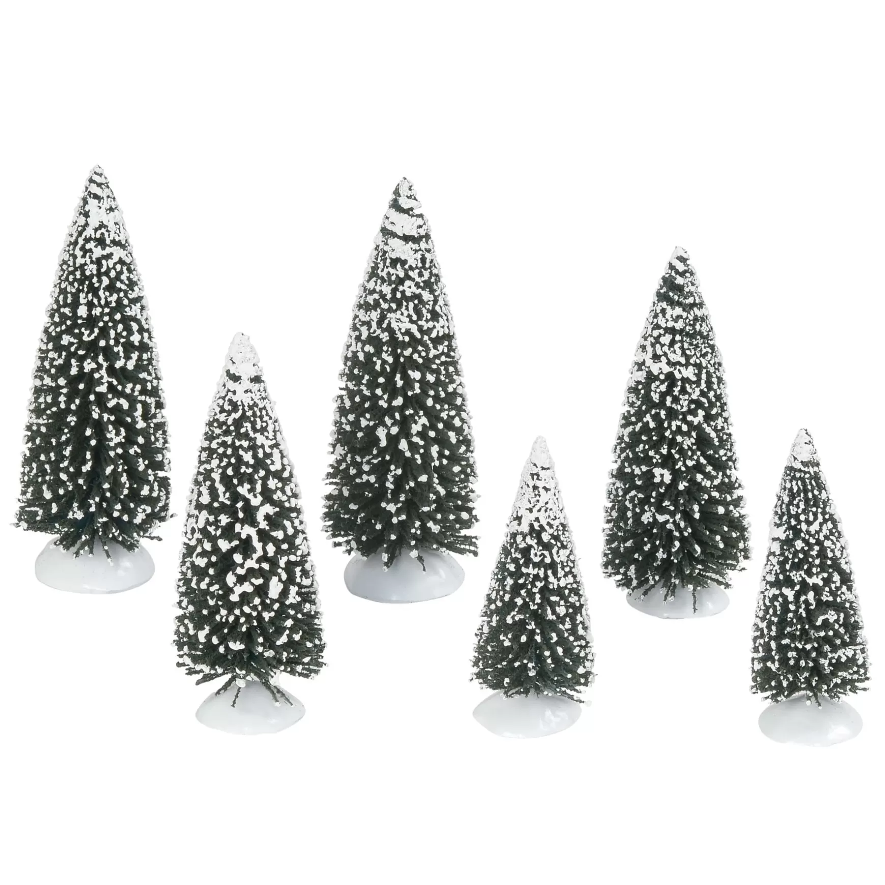 Department 56 Frosted Pine Grove, Set of 6< Village Accessories