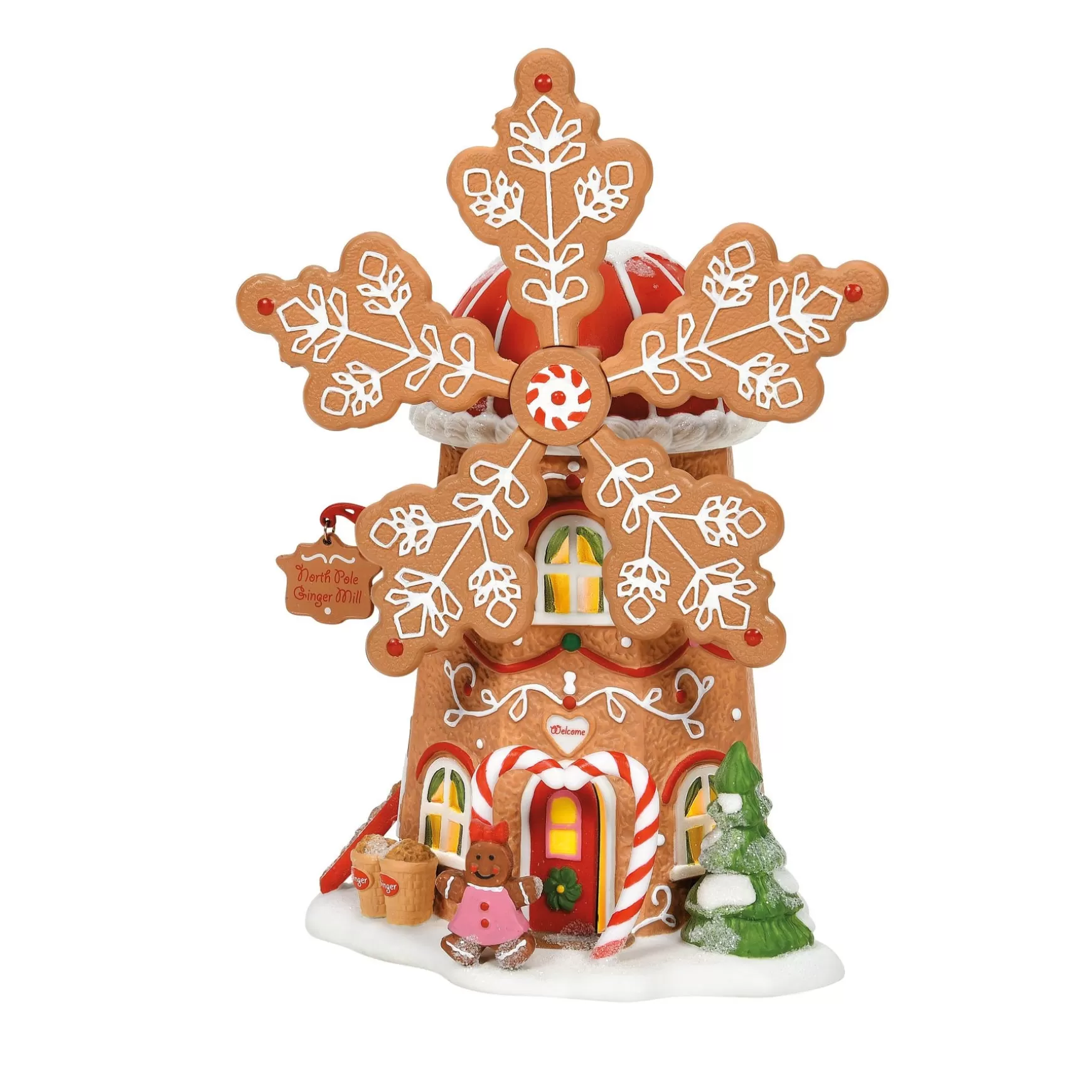Department 56 Gingerbread Cookie Mill< North Pole Series