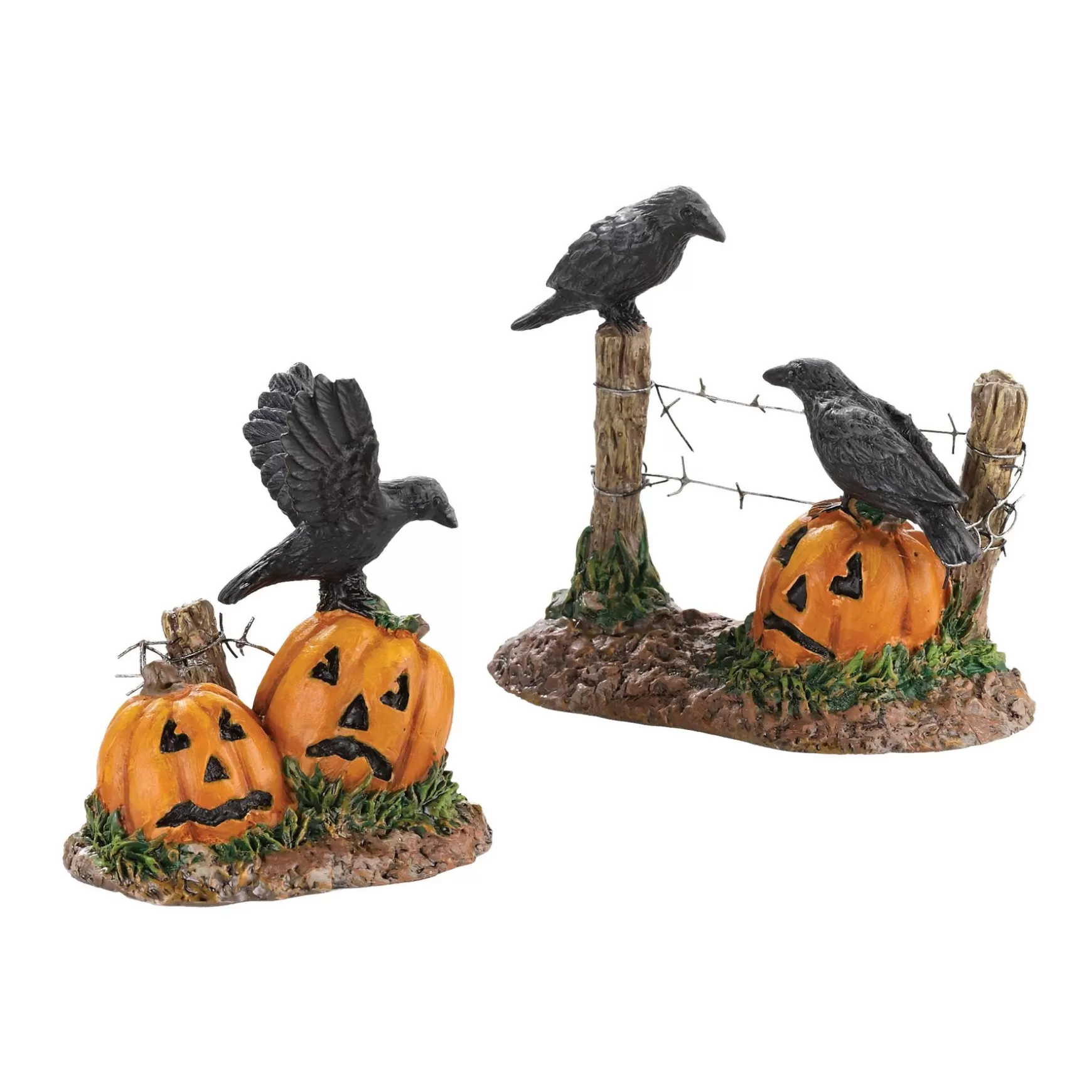 Department 56 Halloween Ravens< Halloween Village Accessories