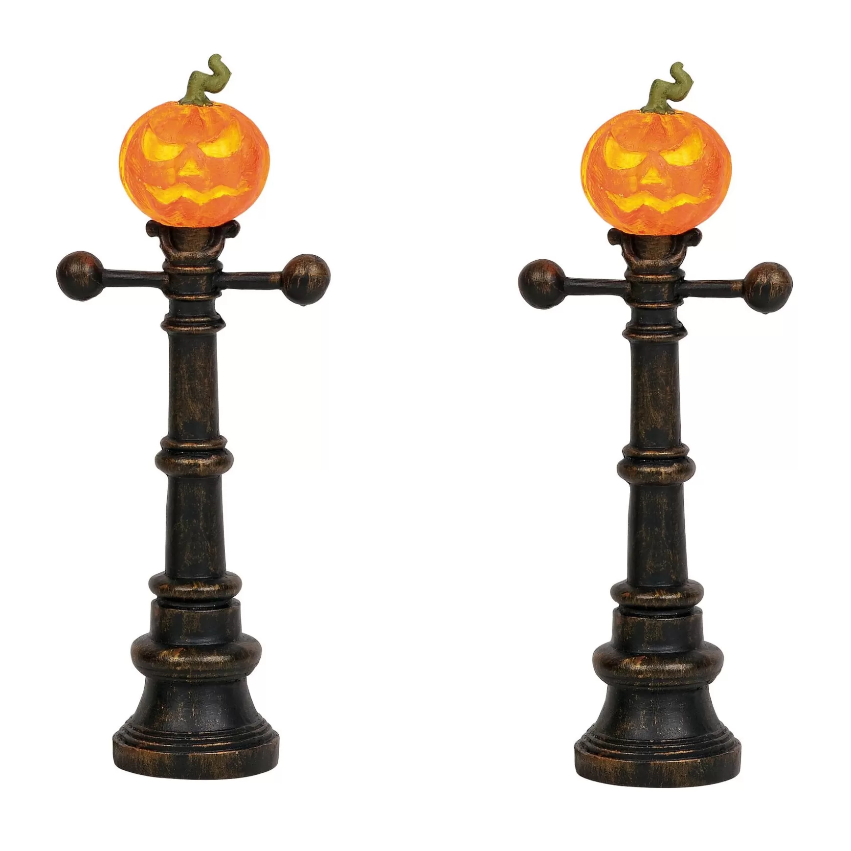 Department 56 Halloween Street Lamps< Halloween Village Accessories