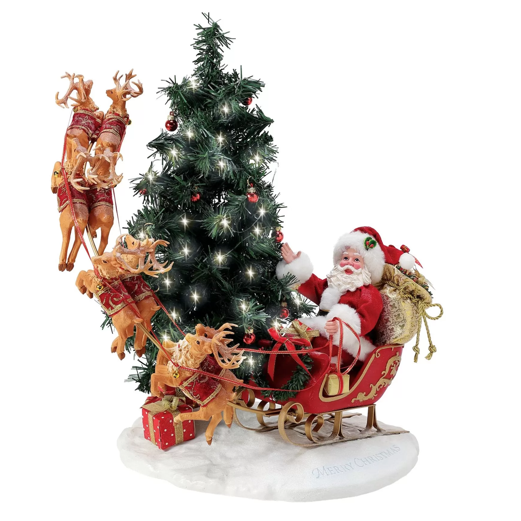 Department 56 Here Comes Santa Claus< Christmas Traditions
