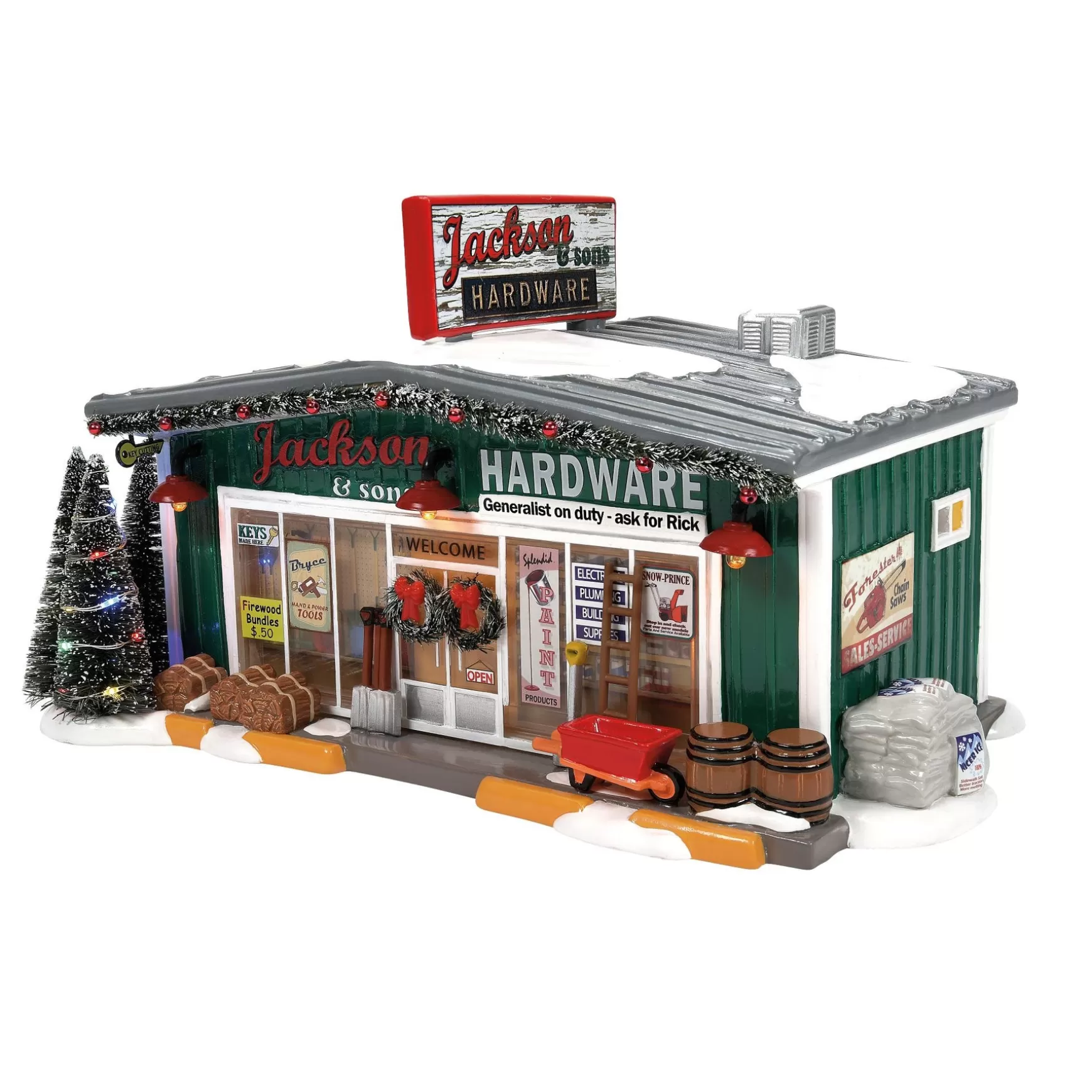 Department 56 Jackson & Sons Hardware< The Original Snow Village