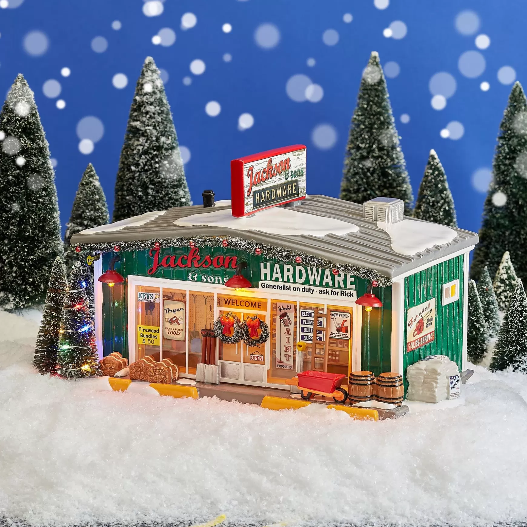 Department 56 Jackson & Sons Hardware< The Original Snow Village