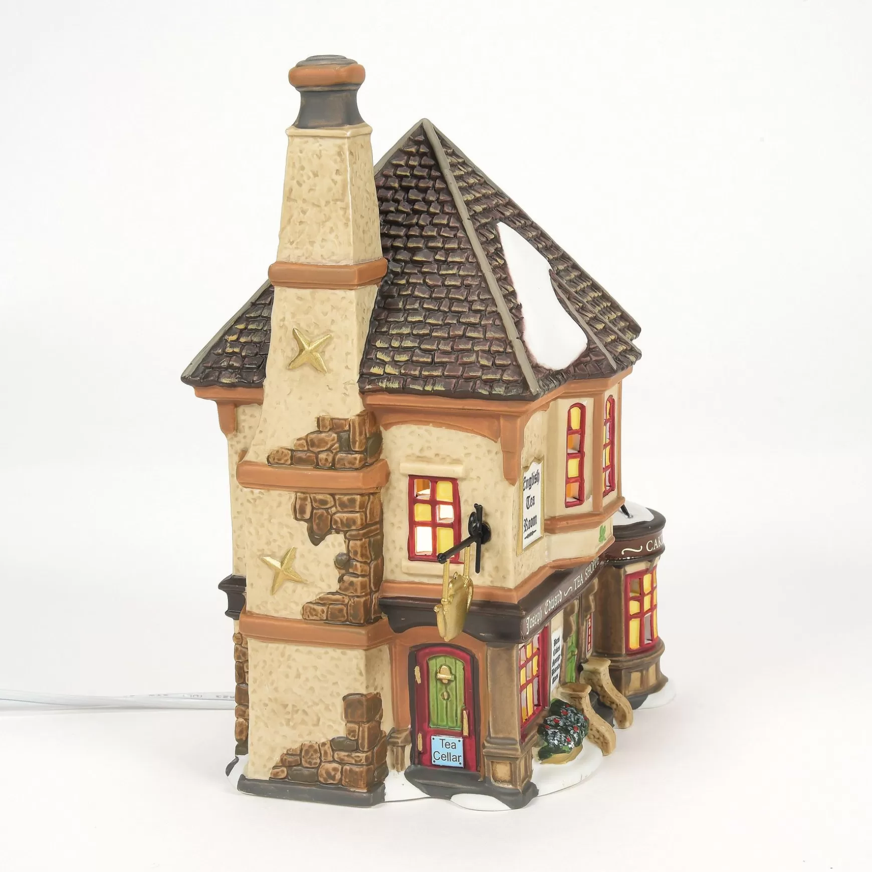 Department 56 Joseph Edward Tea Shoppe< Dickens Village Series
