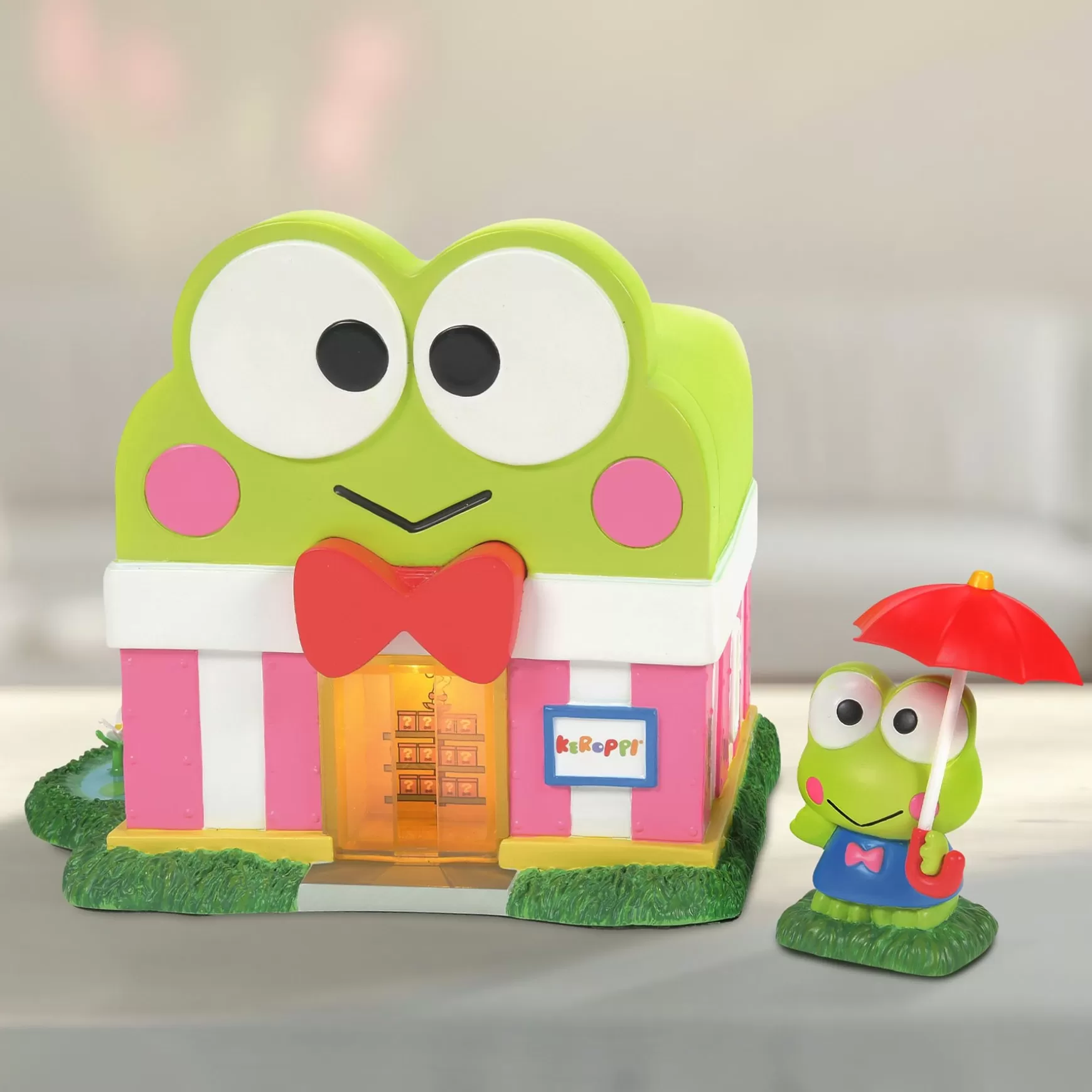 Department 56 Keroppi's Market S/2< Hello Kitty Village