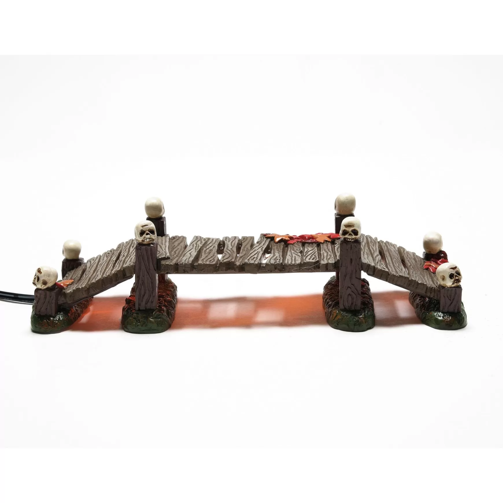 Department 56 LIT Haunted Boardwalk Bridge< Halloween Village Accessories