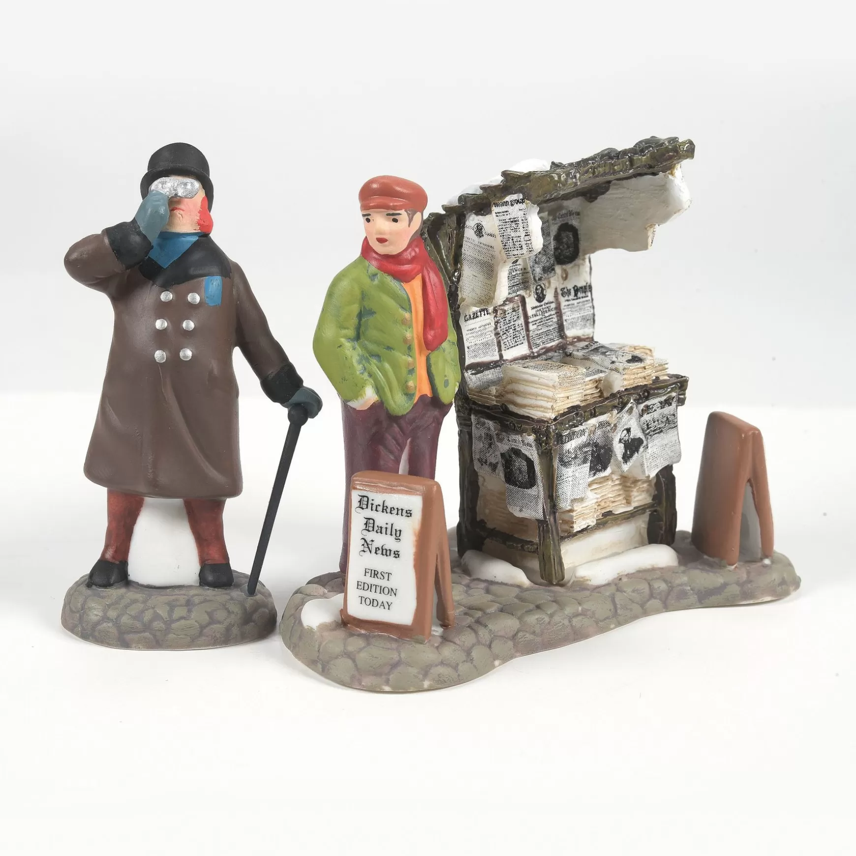 Department 56 London Newspaper Stand< Dickens Village Series