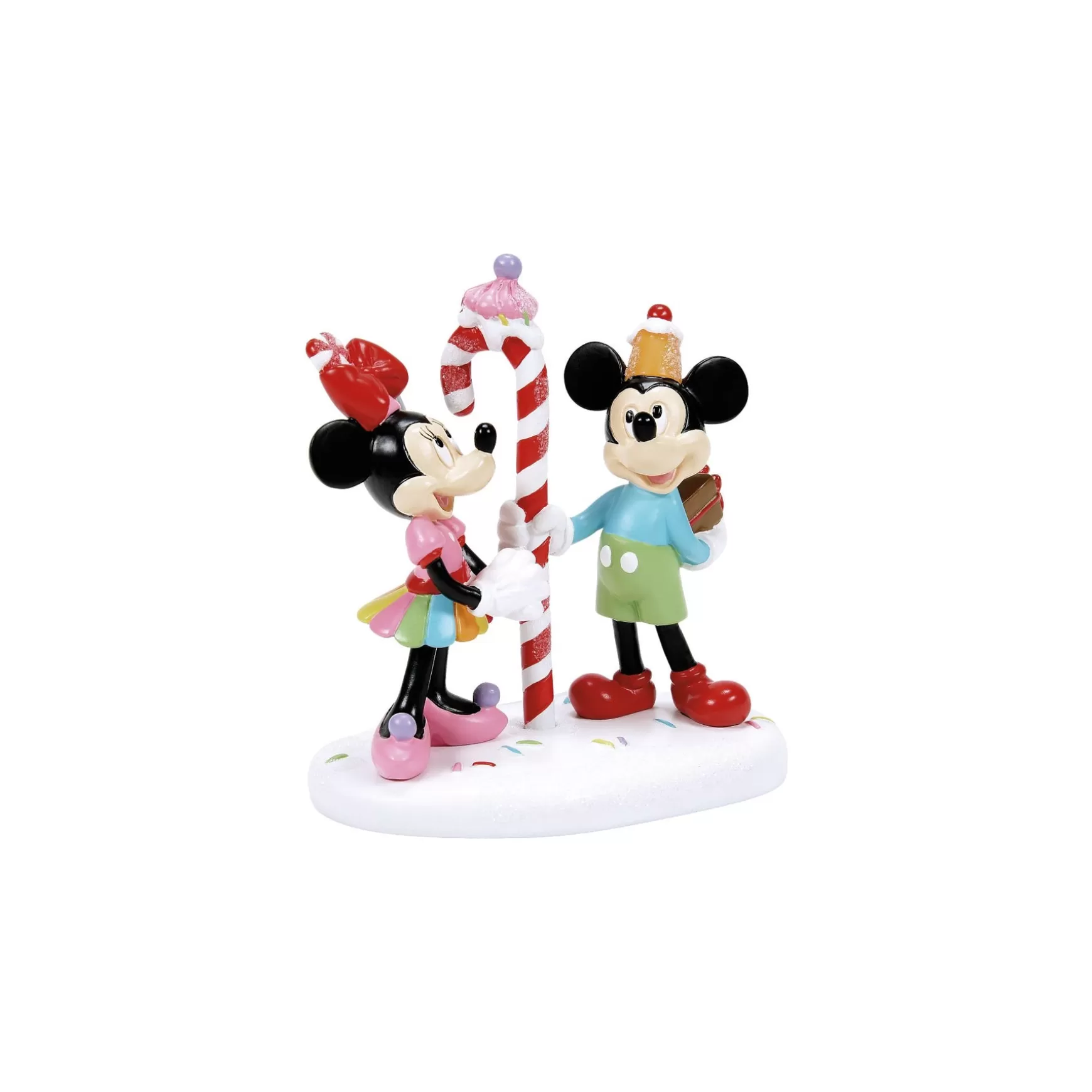 Department 56 Mickey & Minnie Share A Treat< Disney Village