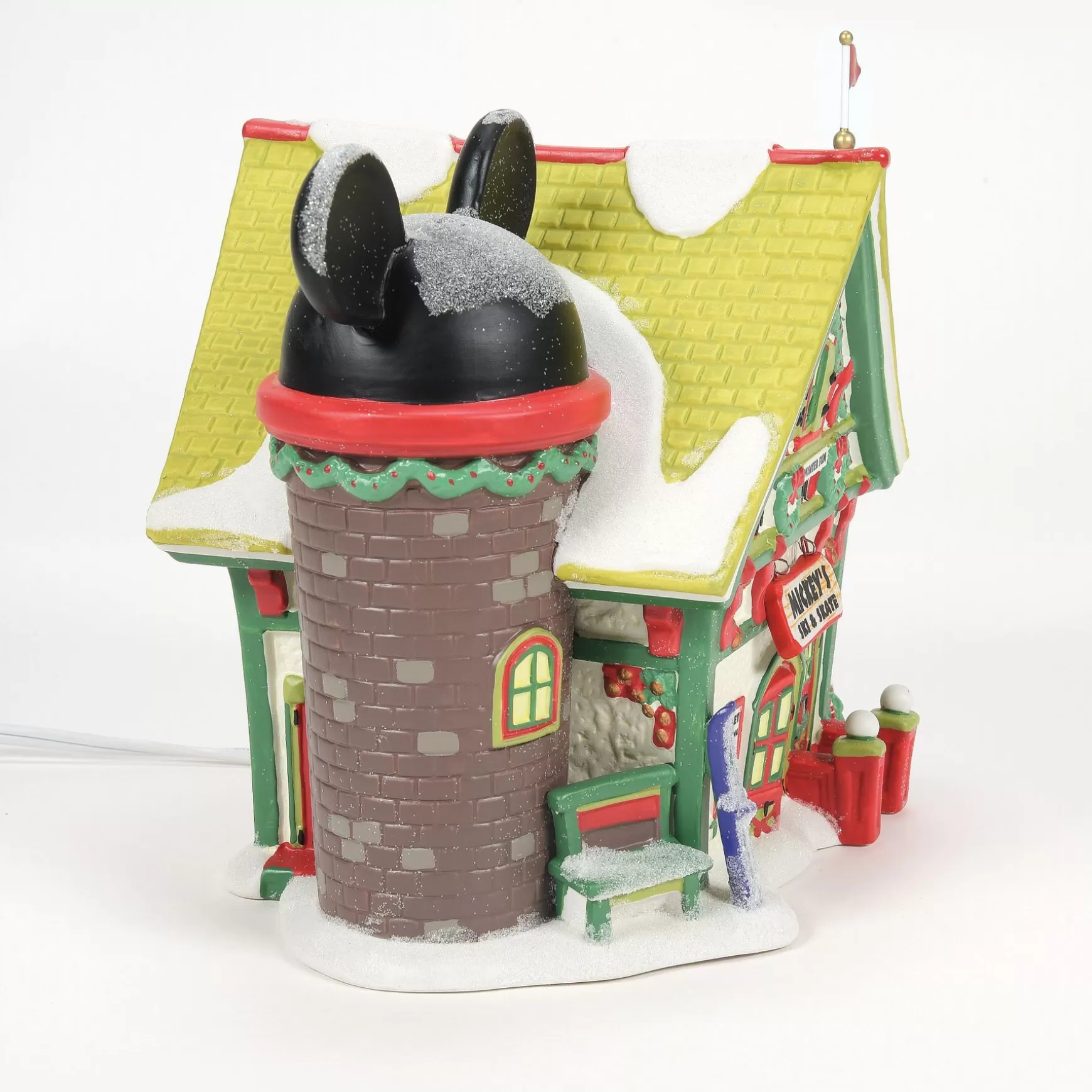 Department 56 Mickey's Ski And Skate< Disney Village