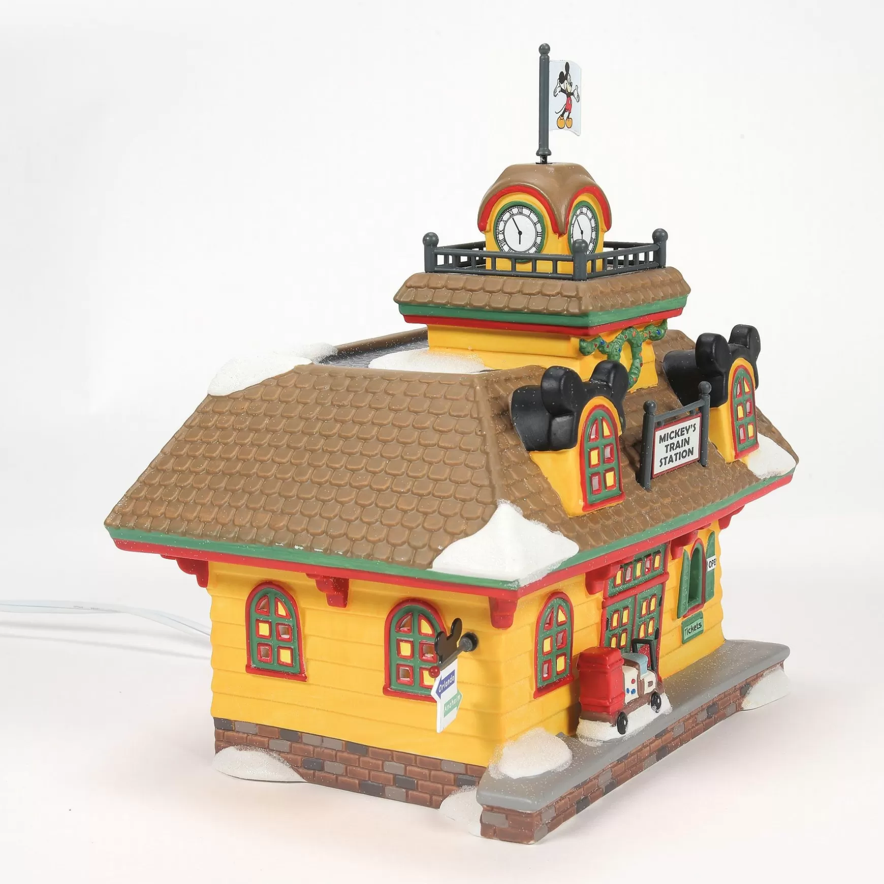 Department 56 Mickey's Train Station< Disney Village