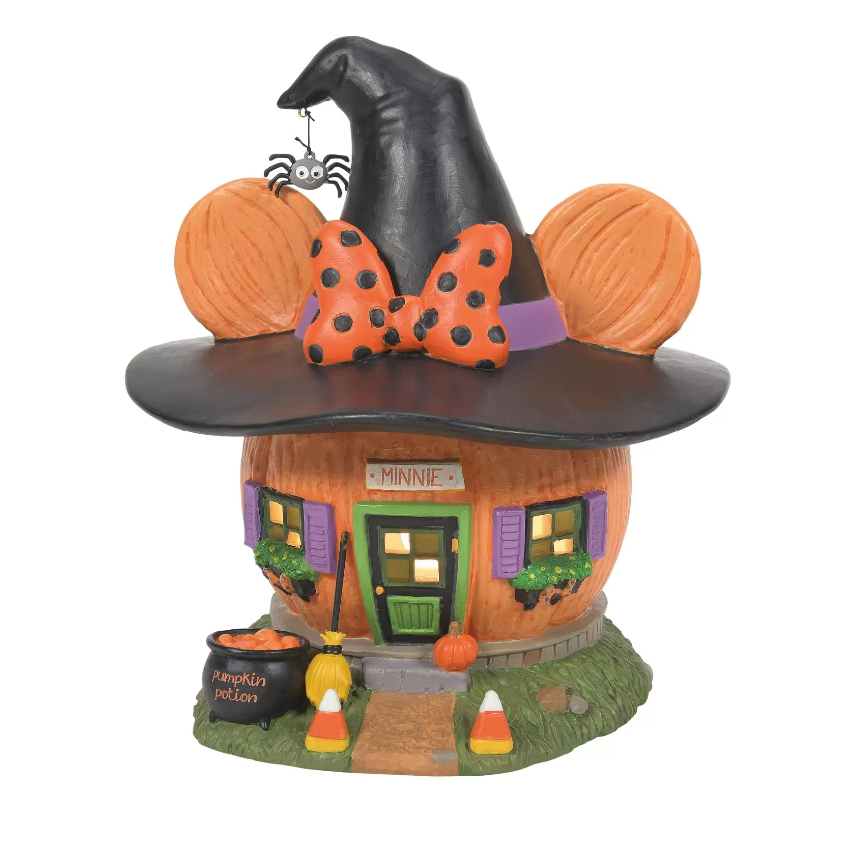 Department 56 Minnie's Pumpkintown House< Disney Village