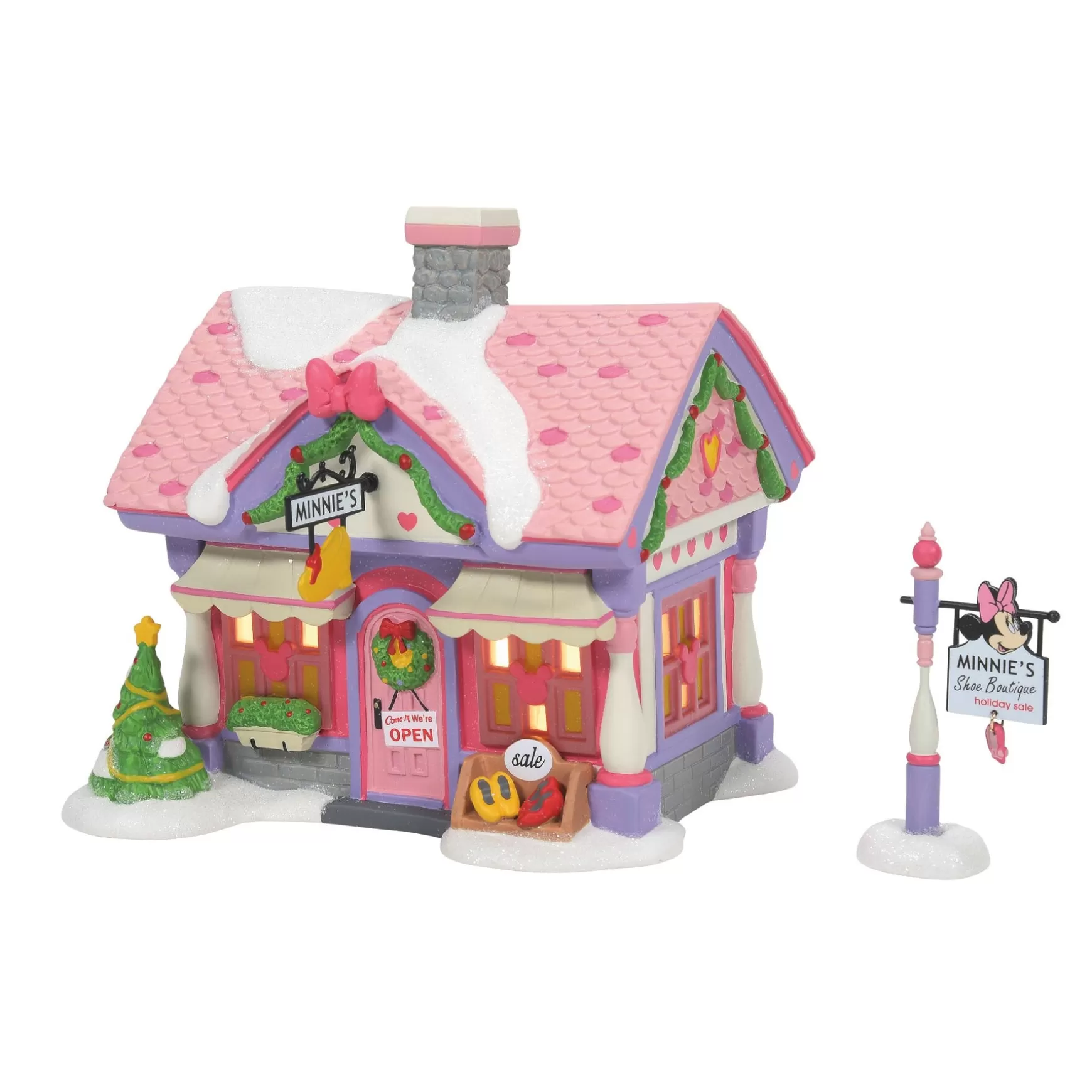 Department 56 Minnie's Shoe Boutique< Disney Village