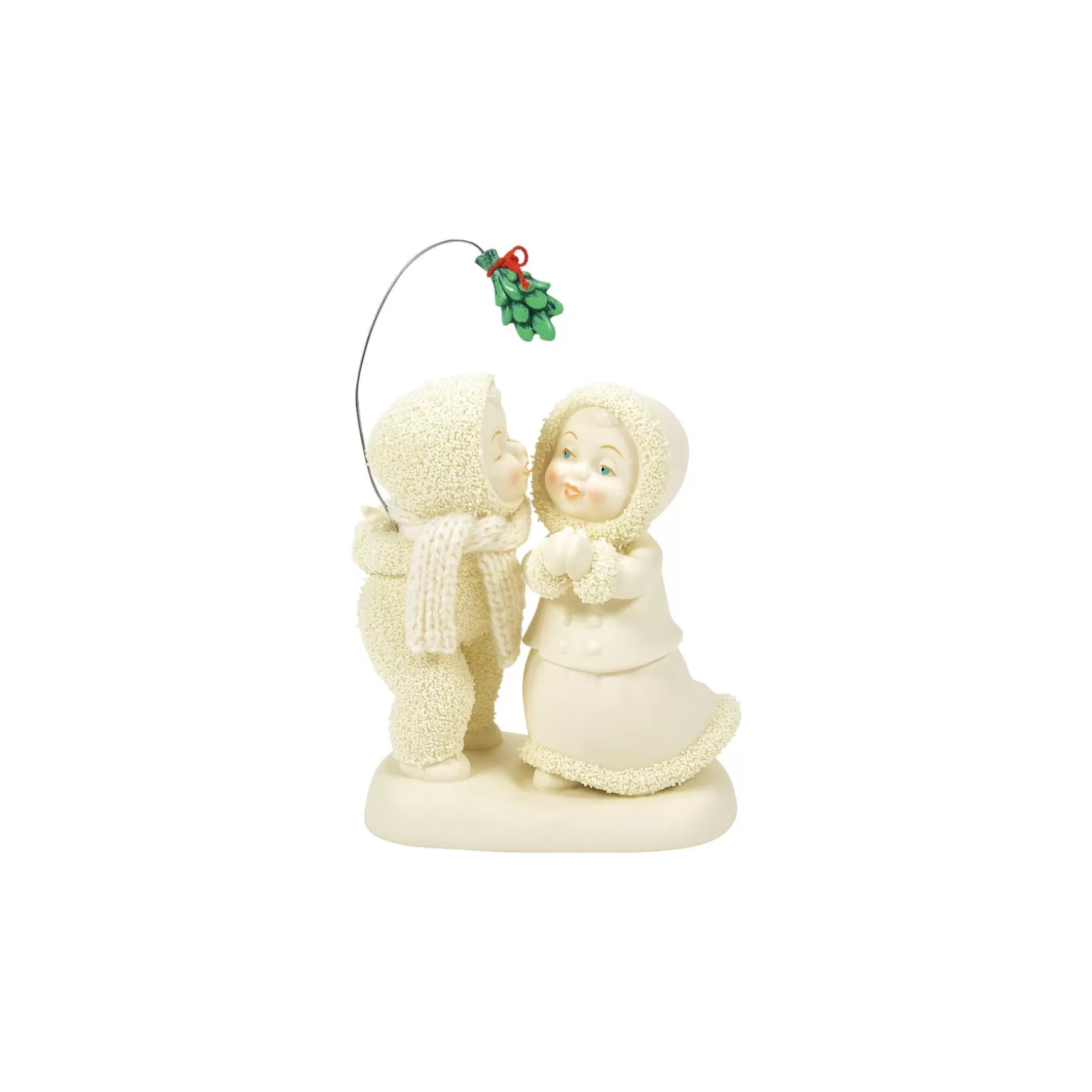 Department 56 Mistletoe Kisses< Snowbabies Classic Collection | Snowbabies Christmas Jubilee Collection