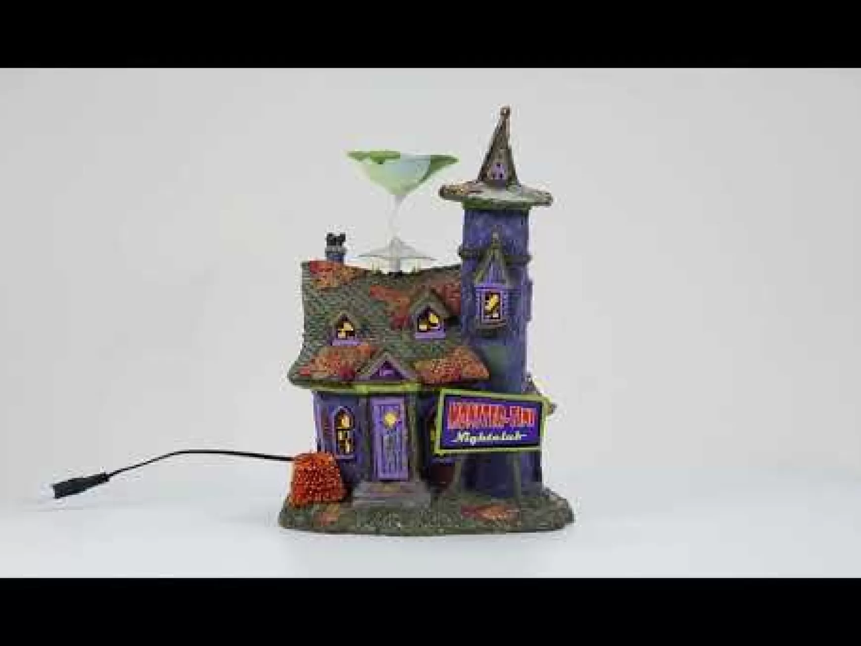 Department 56 Monstertini's Nightclub< Snow Village Halloween
