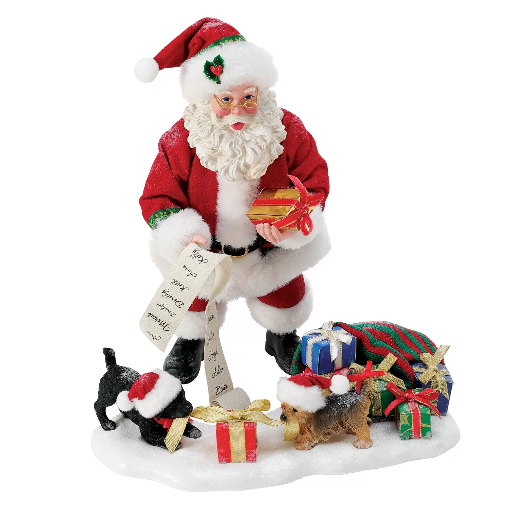 Department 56 Naughty and Naughty< Santa & His Pets