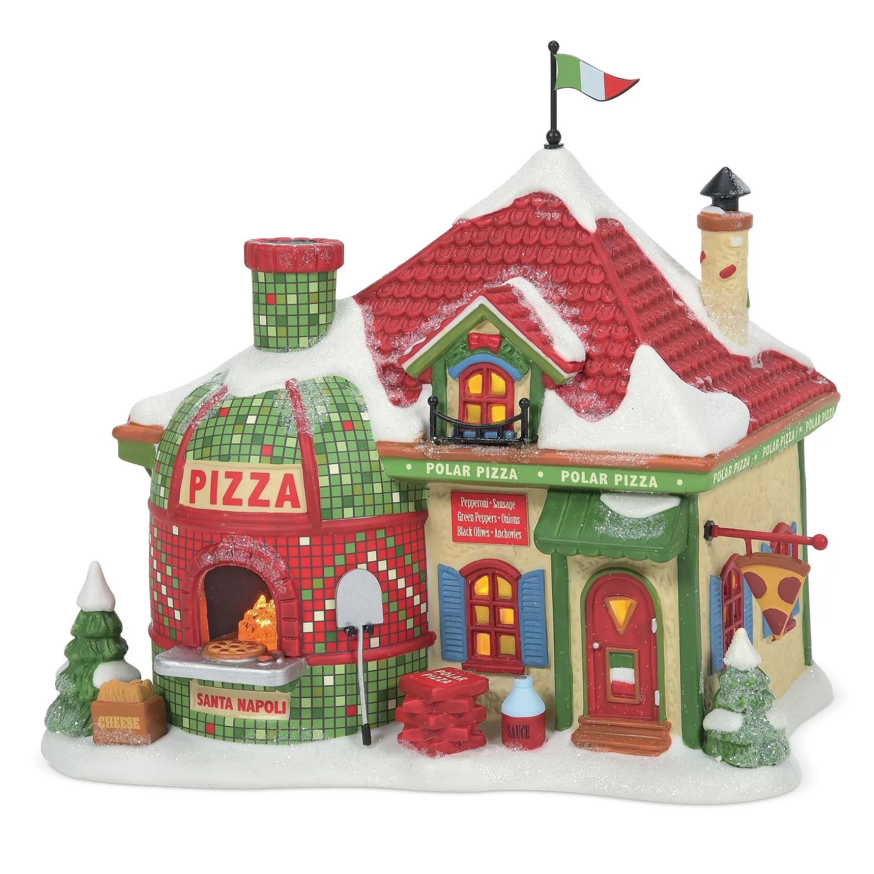 Department 56 North Pole Polar Pizza< North Pole Series