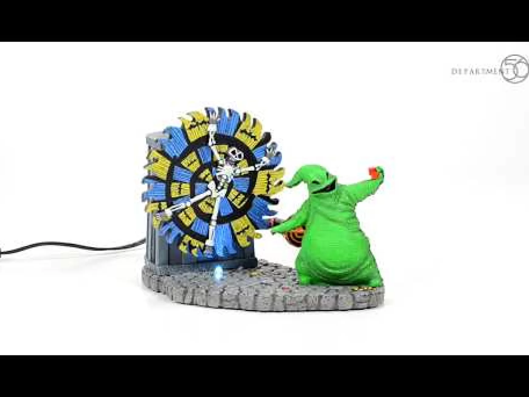 Department 56 Oogie Boogie Gives a Spin< The Nightmare Before Christmas® Village