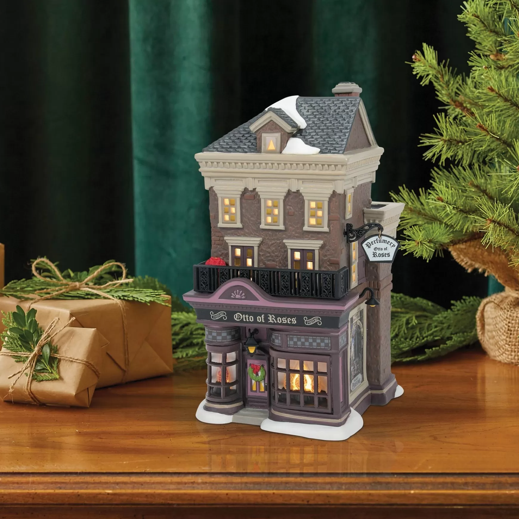 Department 56 Otto Of Roses Perfumery< Dickens Village Series