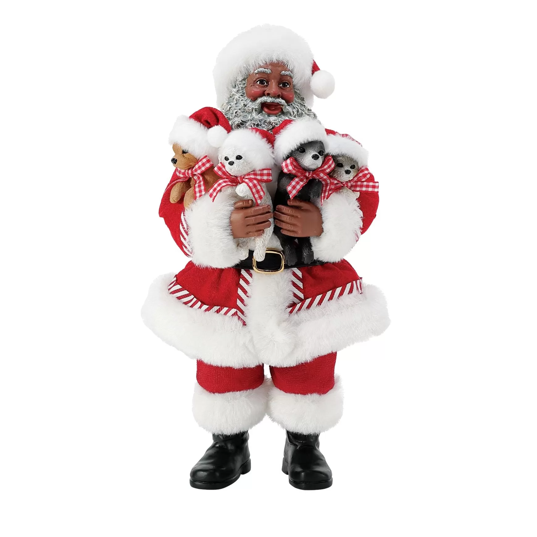 Department 56 Pick of the Litter AA< Santa & His Pets