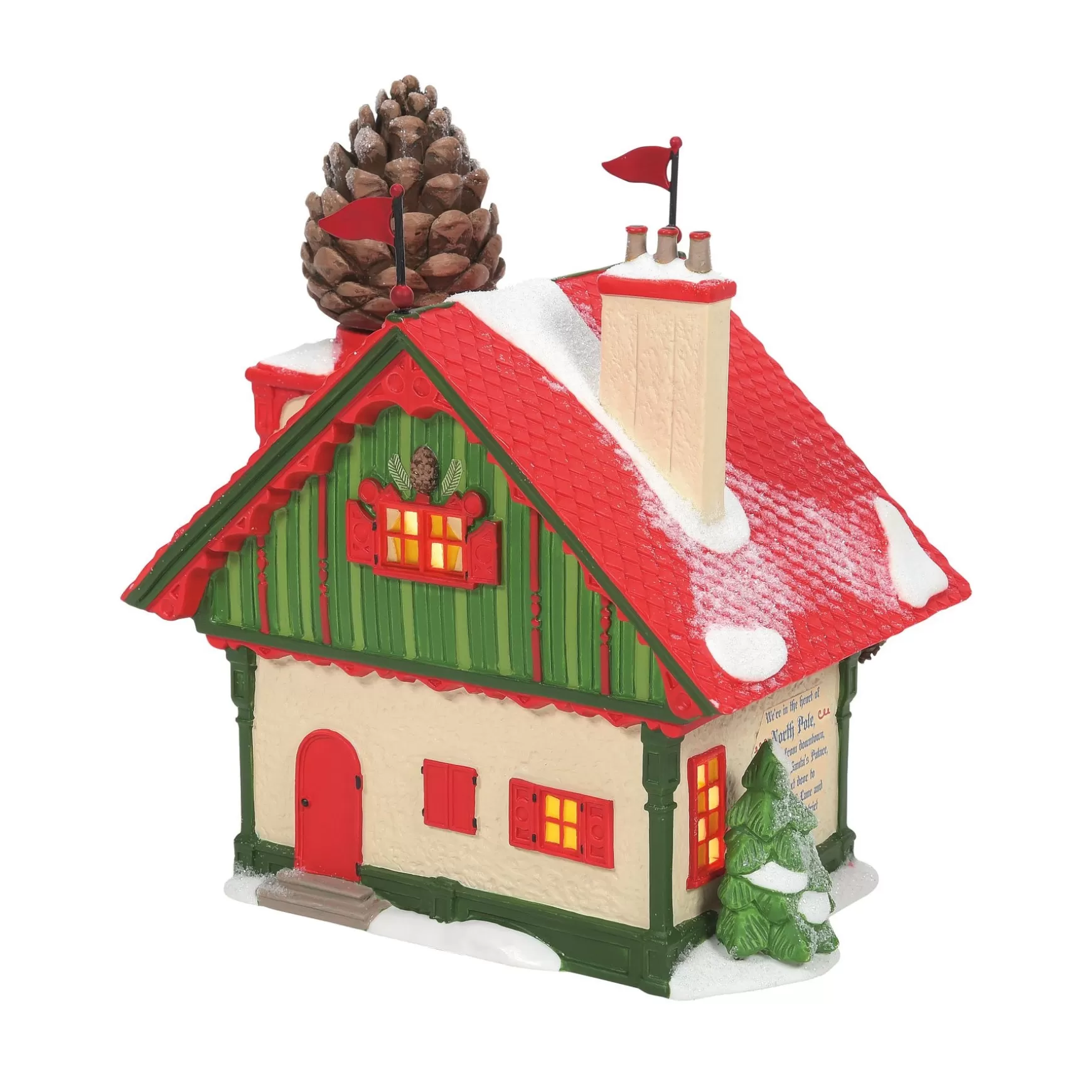 Department 56 Pine Cone Bed & Breakfast< North Pole Series