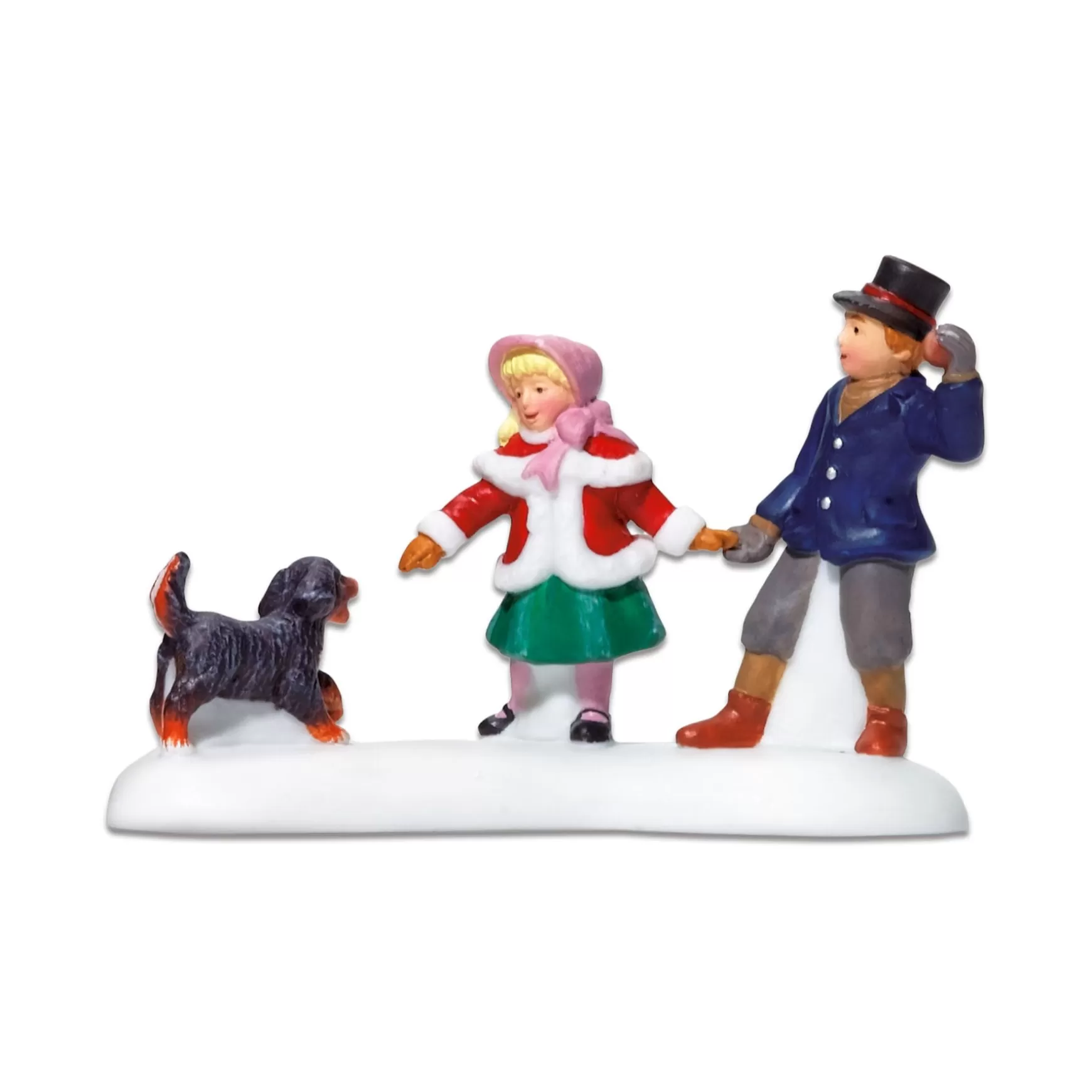 Department 56 Playing With A Puppy< Dickens Village Series