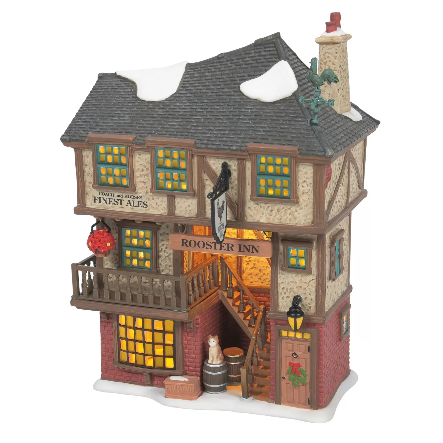 Department 56 Rooster Inn< Dickens Village Series