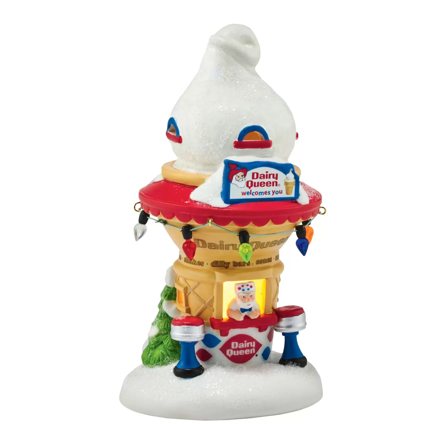 Department 56 Santa's DQ Cone House< North Pole Series