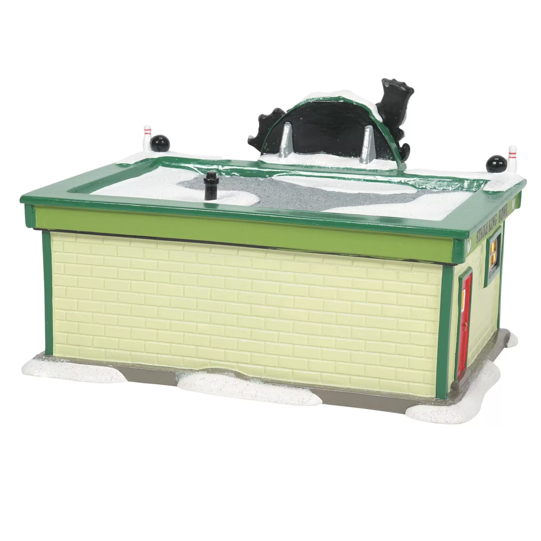 Department 56 Strike King Bowling Alley< Peanuts® Village
