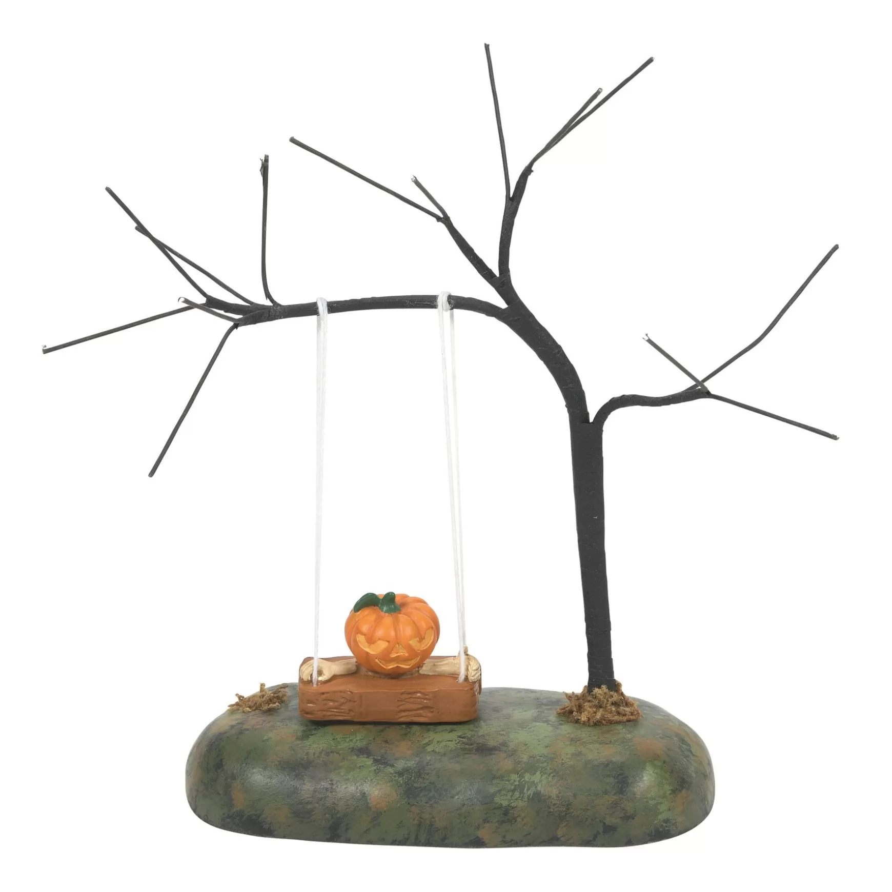 Department 56 Swinging Scary Gourd< Halloween Village Accessories