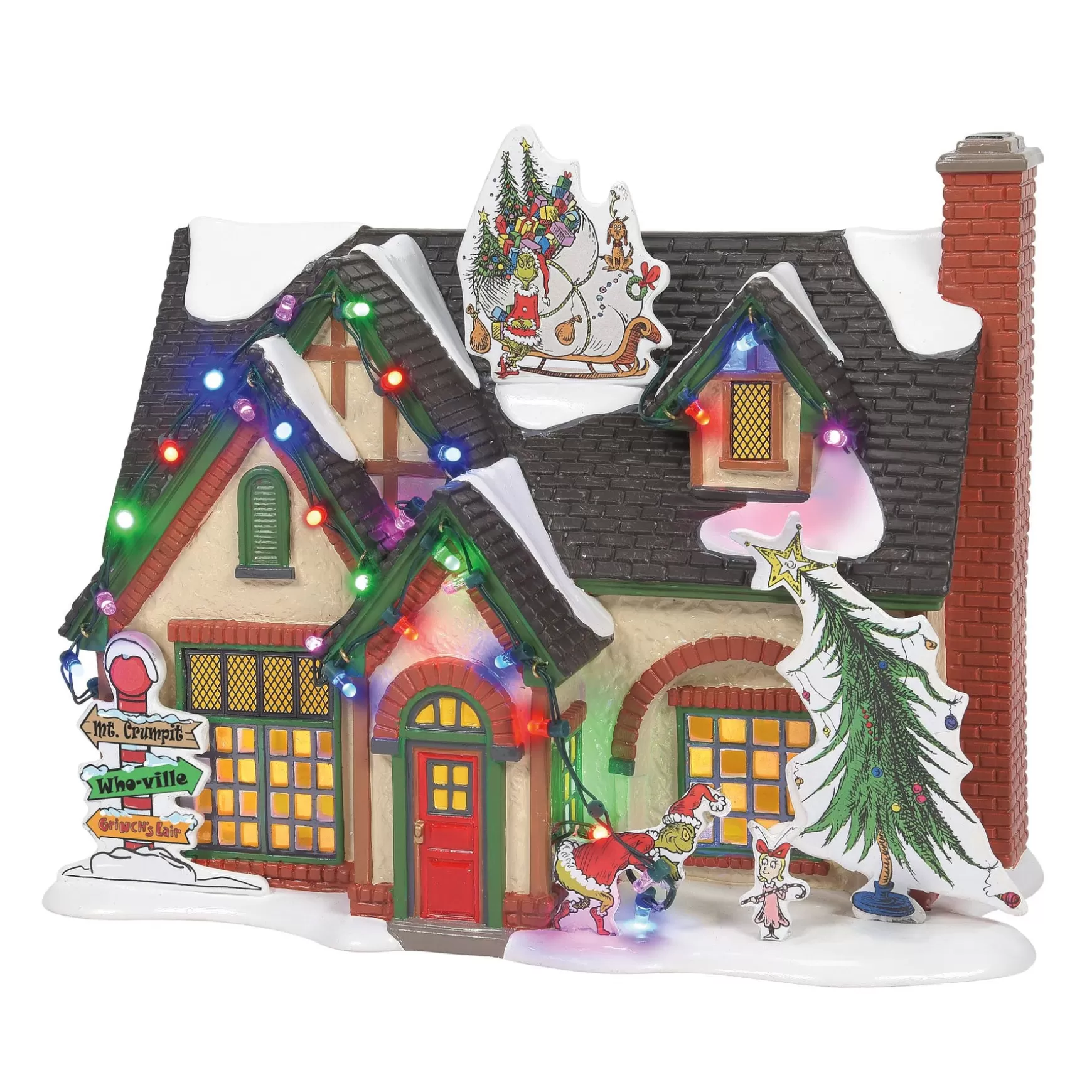 Department 56 The Grinch House< The Original Snow Village