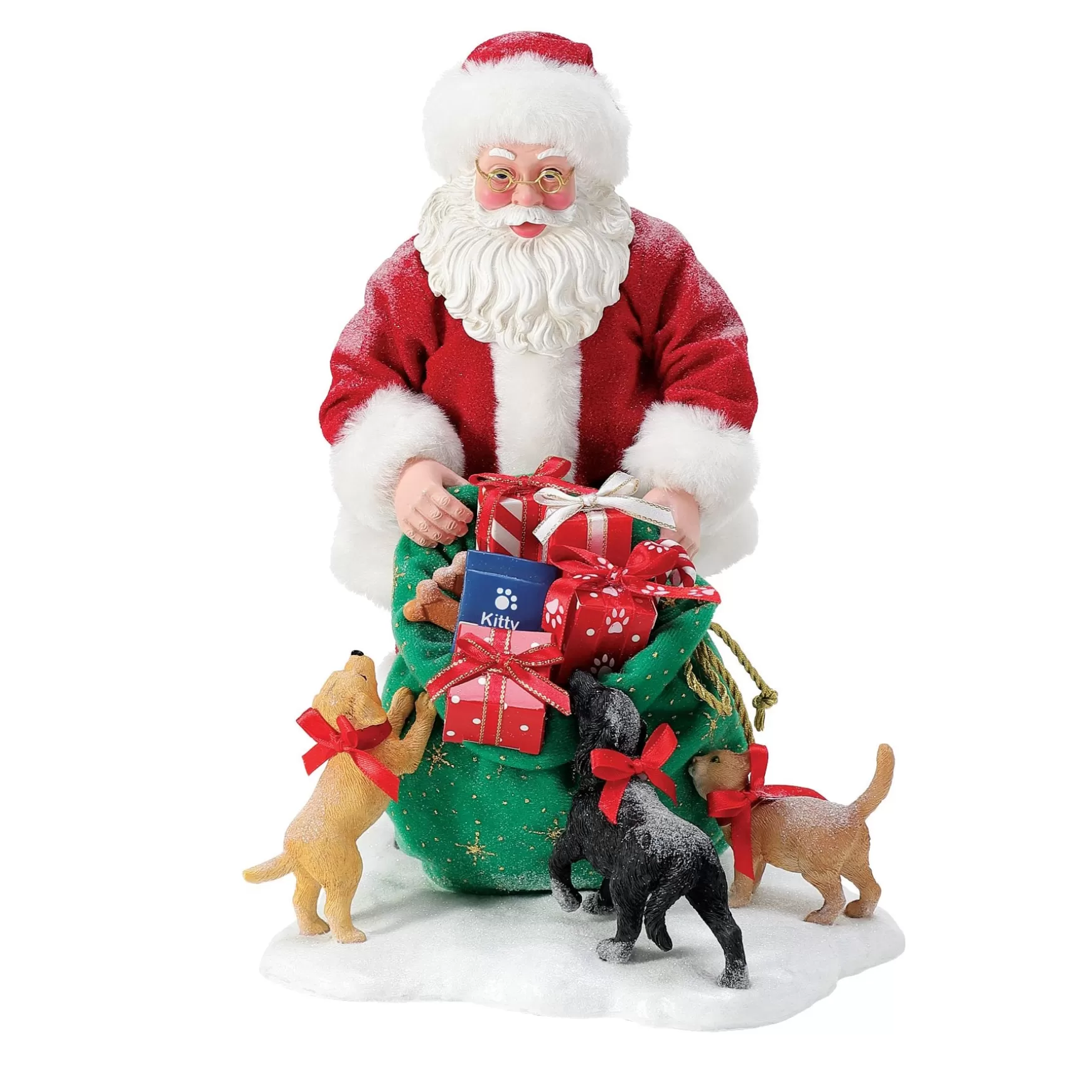 Department 56 Treats for All!< Santa & His Pets