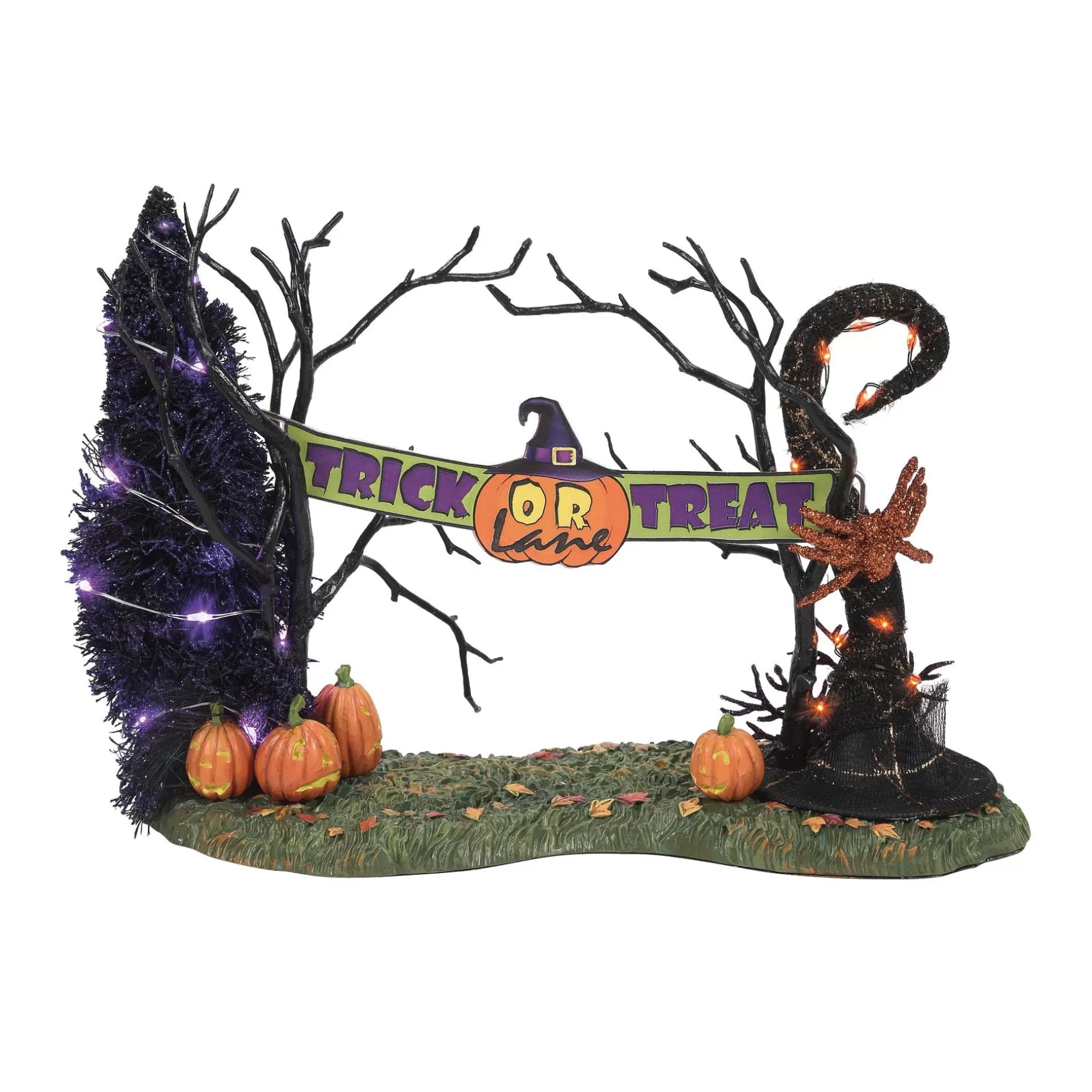 Department 56 Trick or Treat Lane Entrance< Halloween Village Accessories